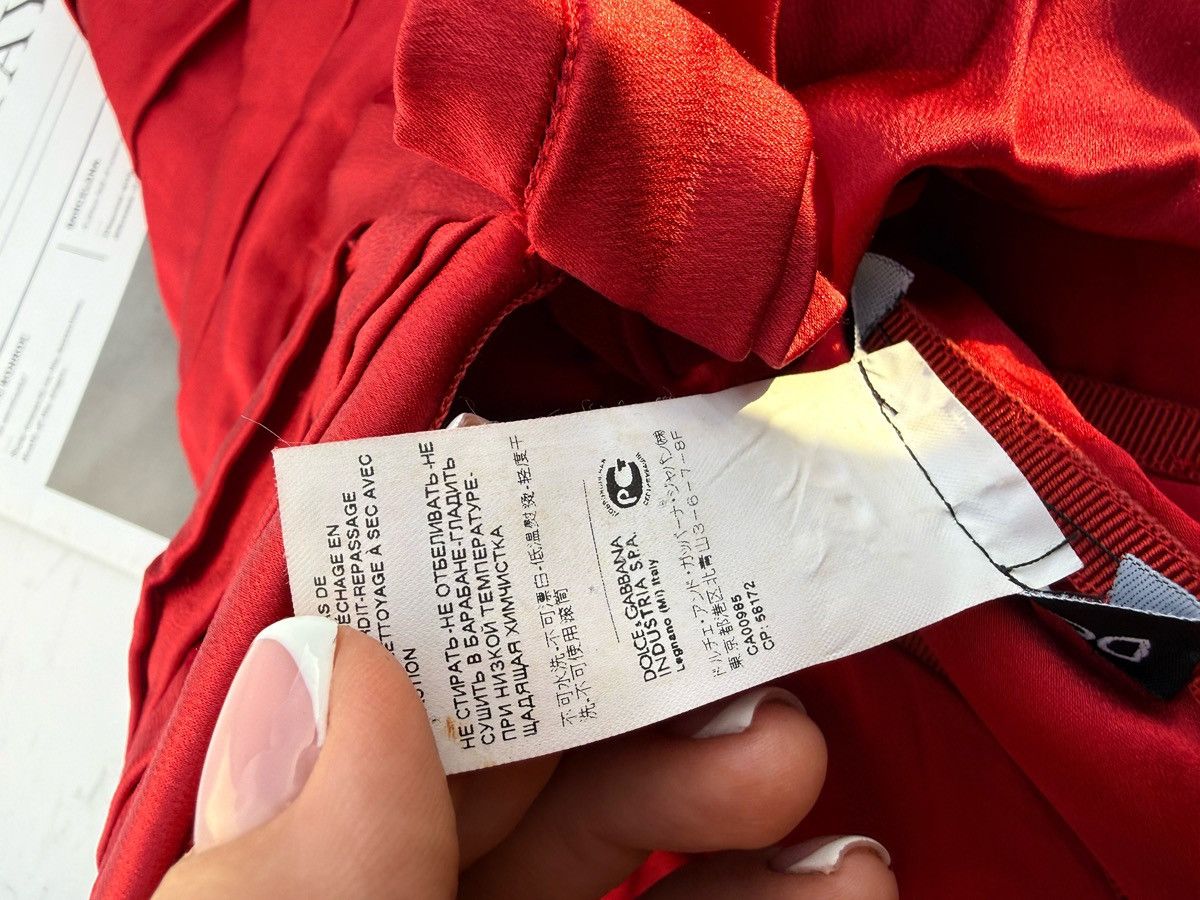 Dolce & Gabbana dolce & gabbana red top corset Size S / US 4 / IT 40 - 11 Thumbnail