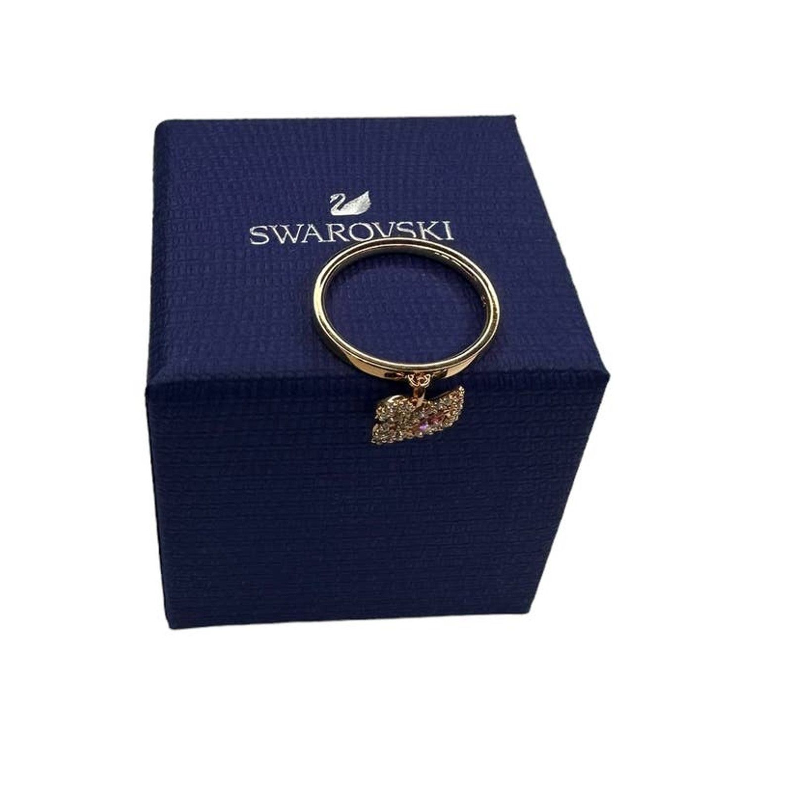 Swarovski Swarovski Dazzling Swan ring Rose gold-tone plated 5 / 50 Size ONE SIZE - 2 Thumbnail