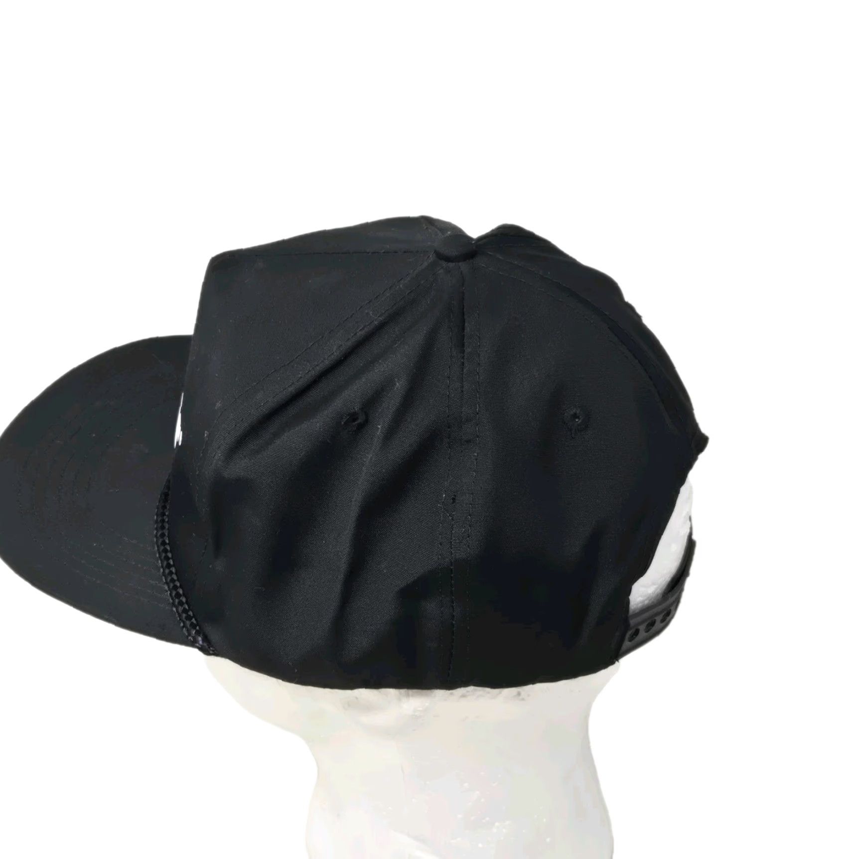 Vintage VTG Unbranded Hat Cap Black Trucker Snapback Adjustable Rope Vintage Casual Unisex Adults Men Women Size ONE SIZE - 3 Thumbnail