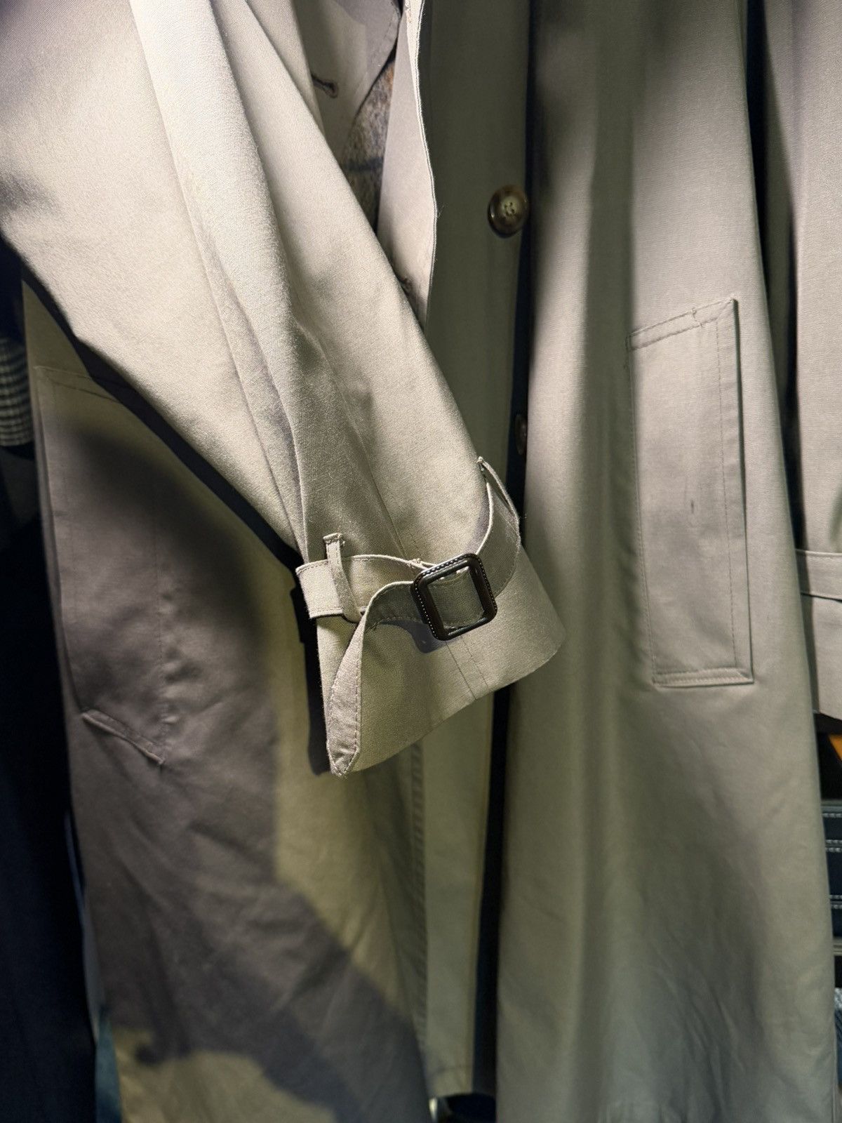 Dior Christian Dior Vintage Trench Coat - Khaki Size US L / EU 52-54 / 3 - 3 Thumbnail