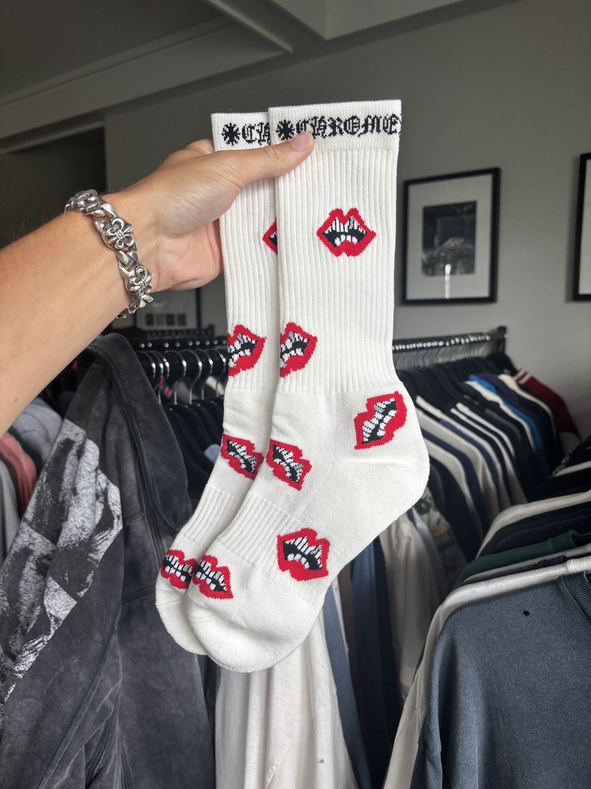 Chrome Hearts Woman's Sport Sock Medium Yellow | Grailed