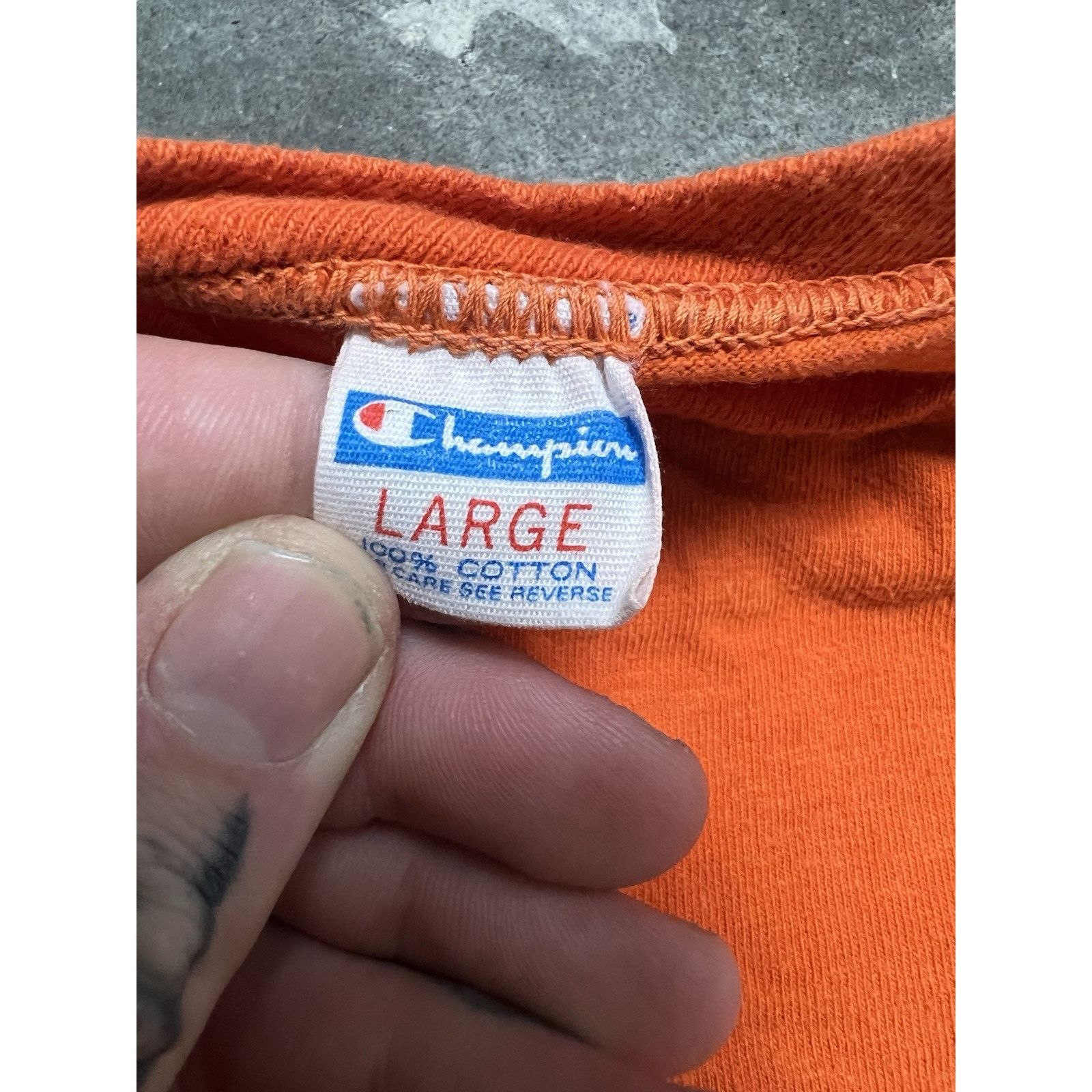 Champion Vintage 70s champion blue bar Lighter Than Air Fair Rare Size US L / EU 52-54 / 3 - 6 Thumbnail