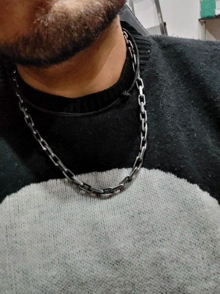 Other Motorcycle Retro Chain Link Necklace Accessories Chain Size ONE SIZE - 5 Thumbnail