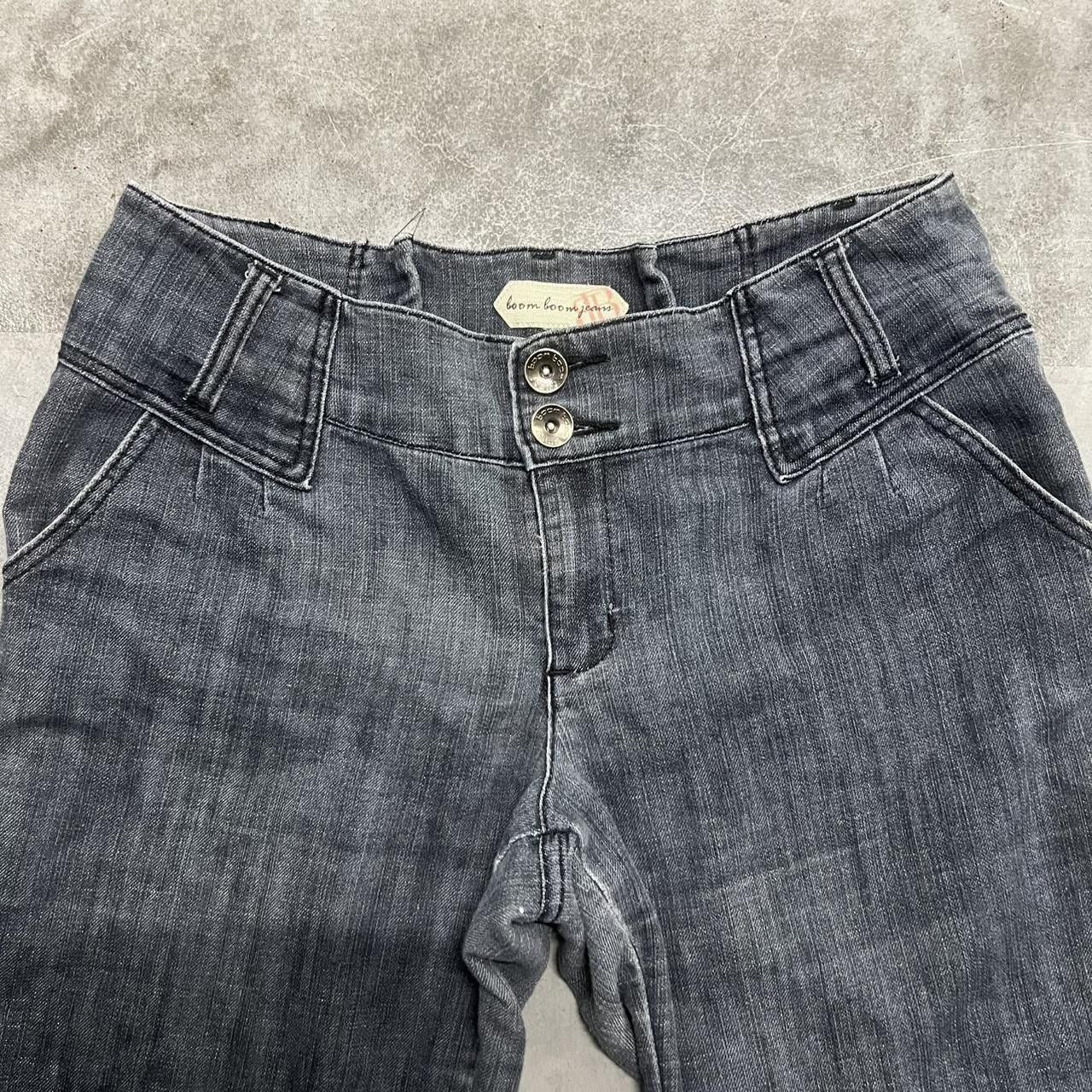Japanese Brand × Vintage Vintage Y2K/2000s Baggy WideLeg Dark Wash Denim Jeans! Size US 34 / EU 50 - 4 Thumbnail