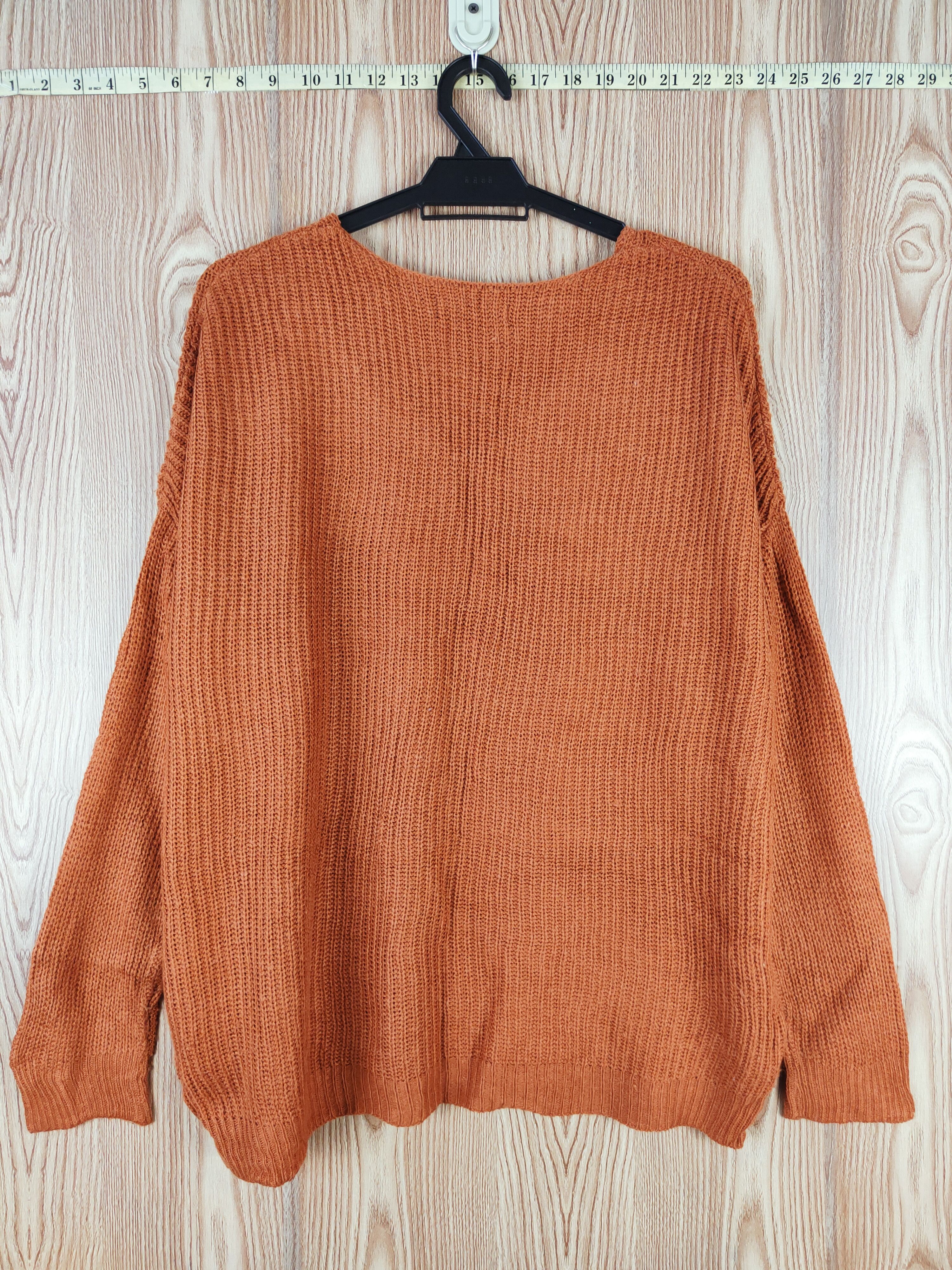 Japanese Brand Gorge Brown Knitwear Sweatshirts #W350 Size US L / EU 52-54 / 3 - 7 Thumbnail