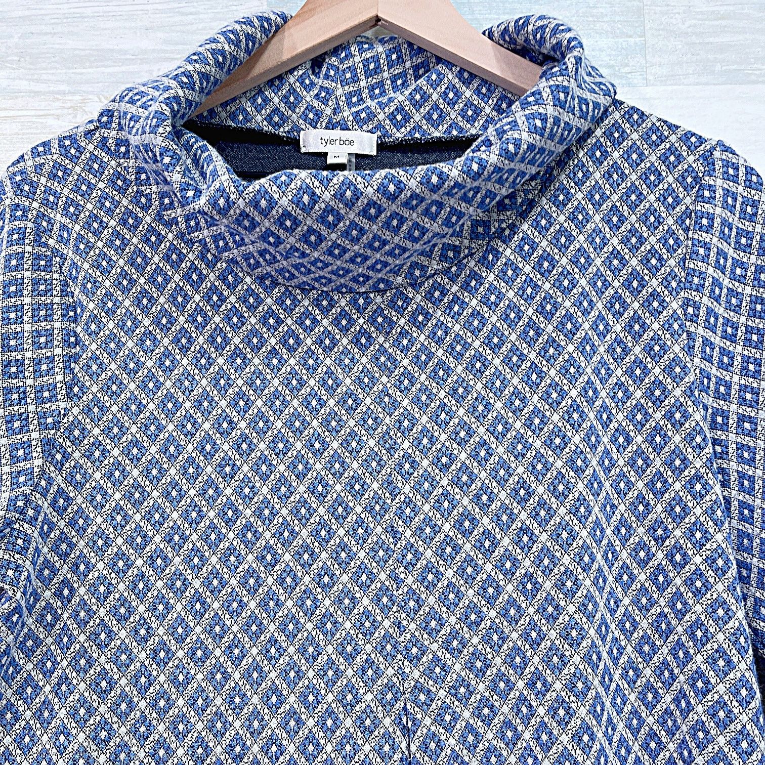 Other Tyler Boe Cowl Neck Shift Sweater Dress Blue Womens Medium Size M / US 6-8 / IT 42-44 - 2 Thumbnail
