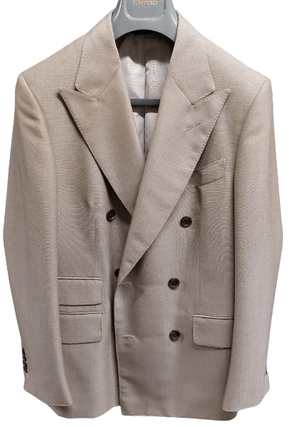 Tom Ford o1loc1c0824 15SD40SZ Giacca Jacket in Ivory Size US S / EU 44-46 / 1 - 1 Thumbnail
