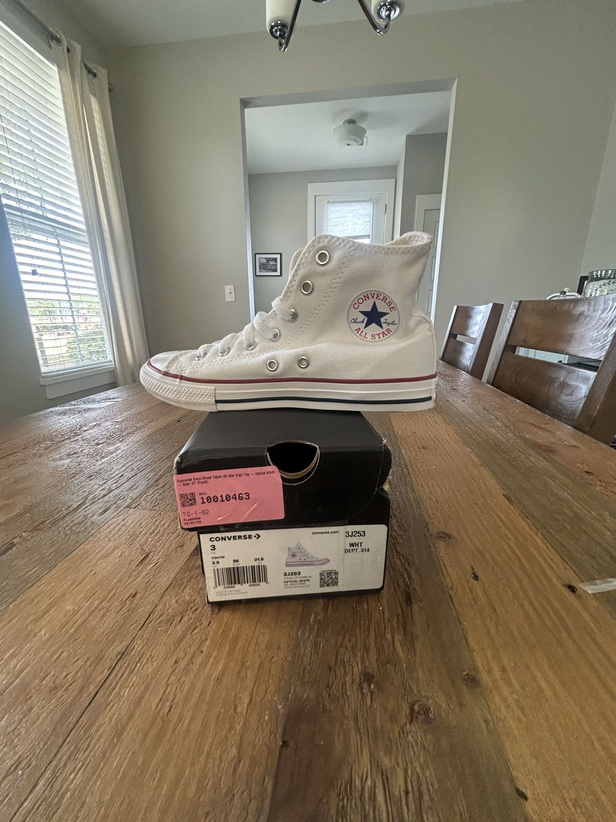 Converse CONVERSE ALL STAR Chuck Taylor 3J253 White Sneakers Size 3 Size US 4 / IT 34 - 1 Thumbnail