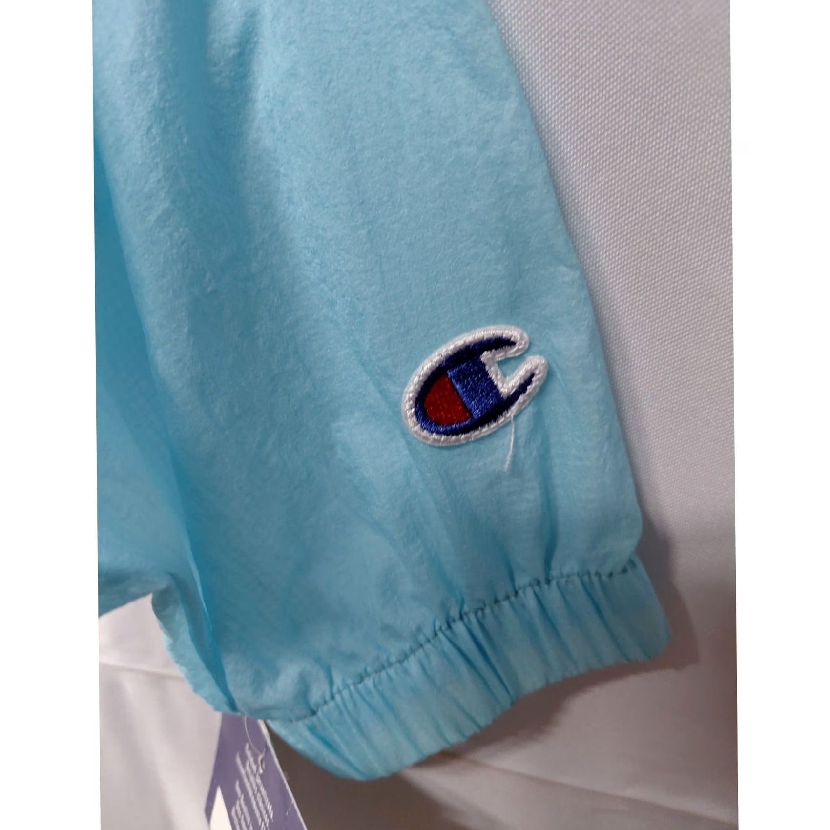 Champion Champion Colorblock Hooded Jacket Pink Blue Long Sleeve Lightweight S Womens Size S / US 4 / IT 40 - 4 Thumbnail