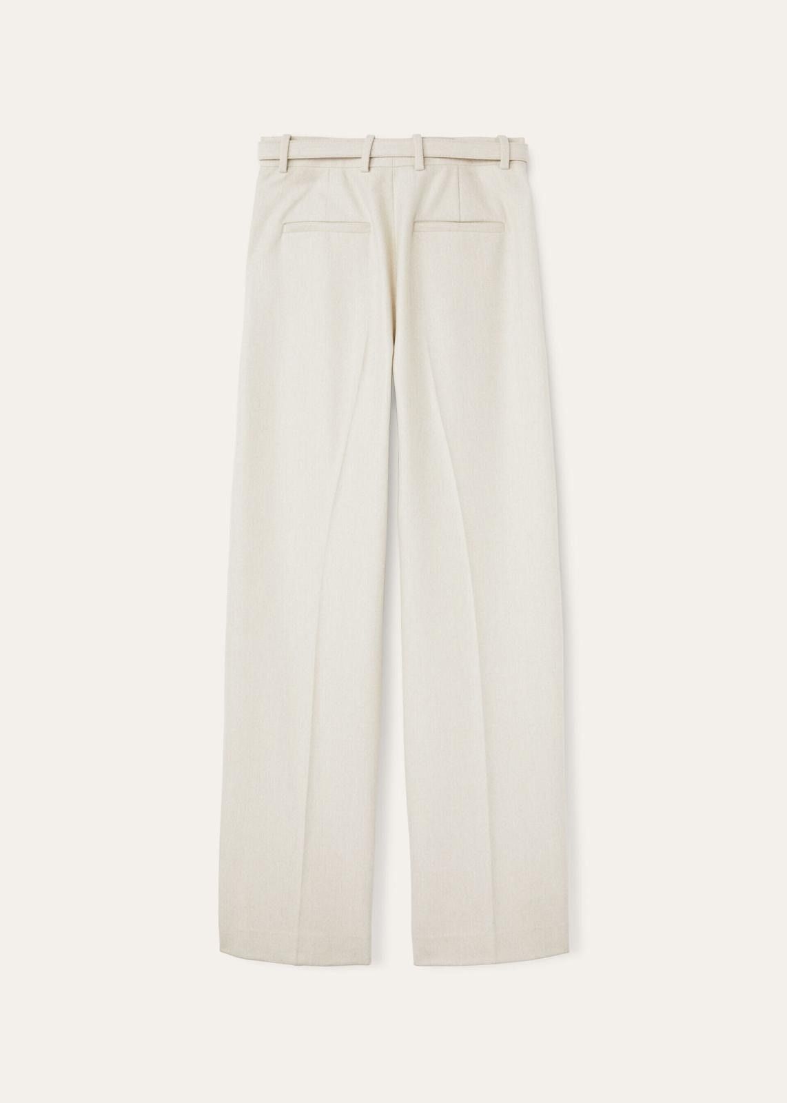 Loro Piana o1srvl11e1125 FAO3557 Edward Trousers in White Size 25" / US 0 / IT 36 - 2 Thumbnail
