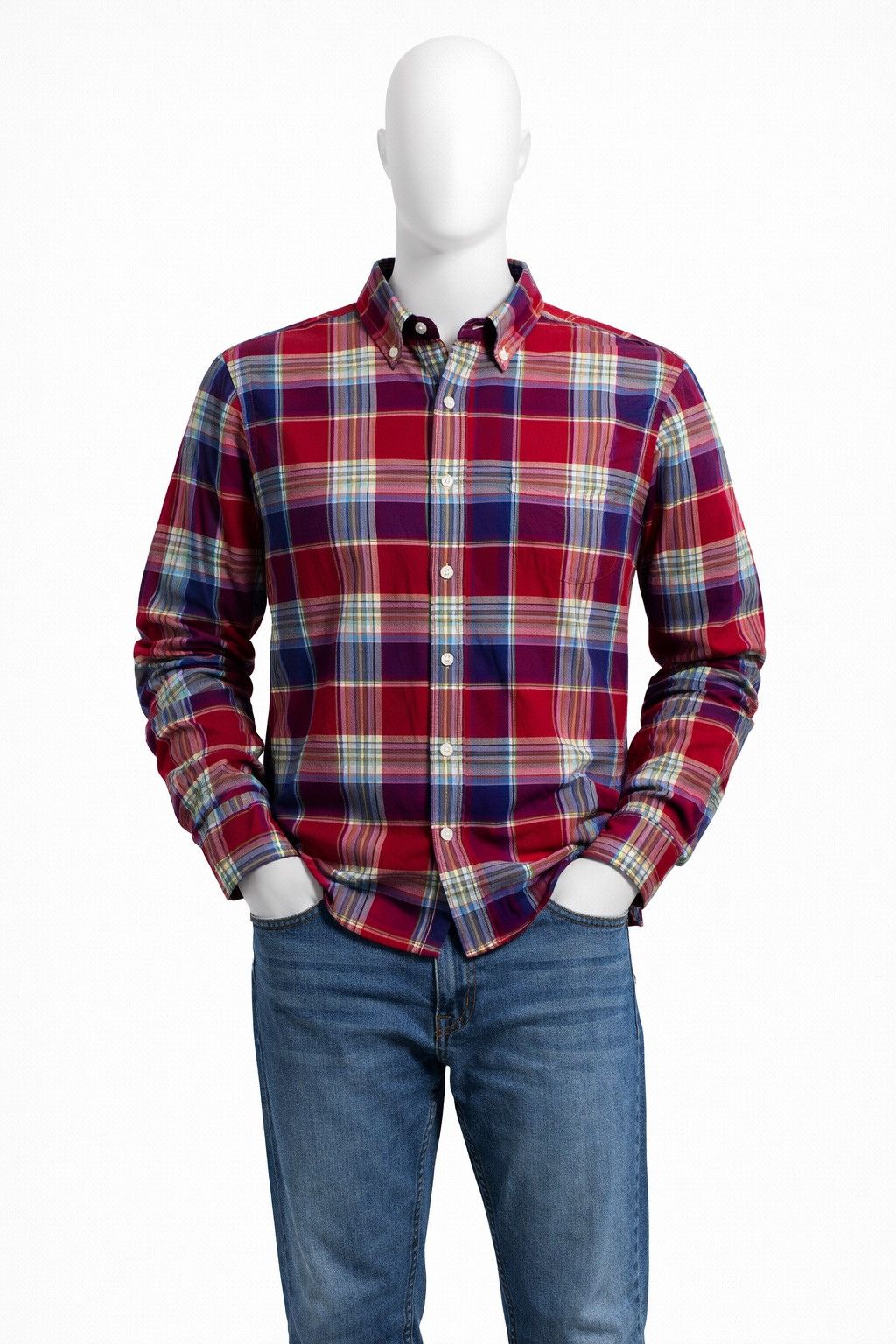 Polo Ralph Lauren Polo Ralph Lauren Checked Button Up Shirt Size L PRL Size US L / EU 52-54 / 3 - 1 Thumbnail