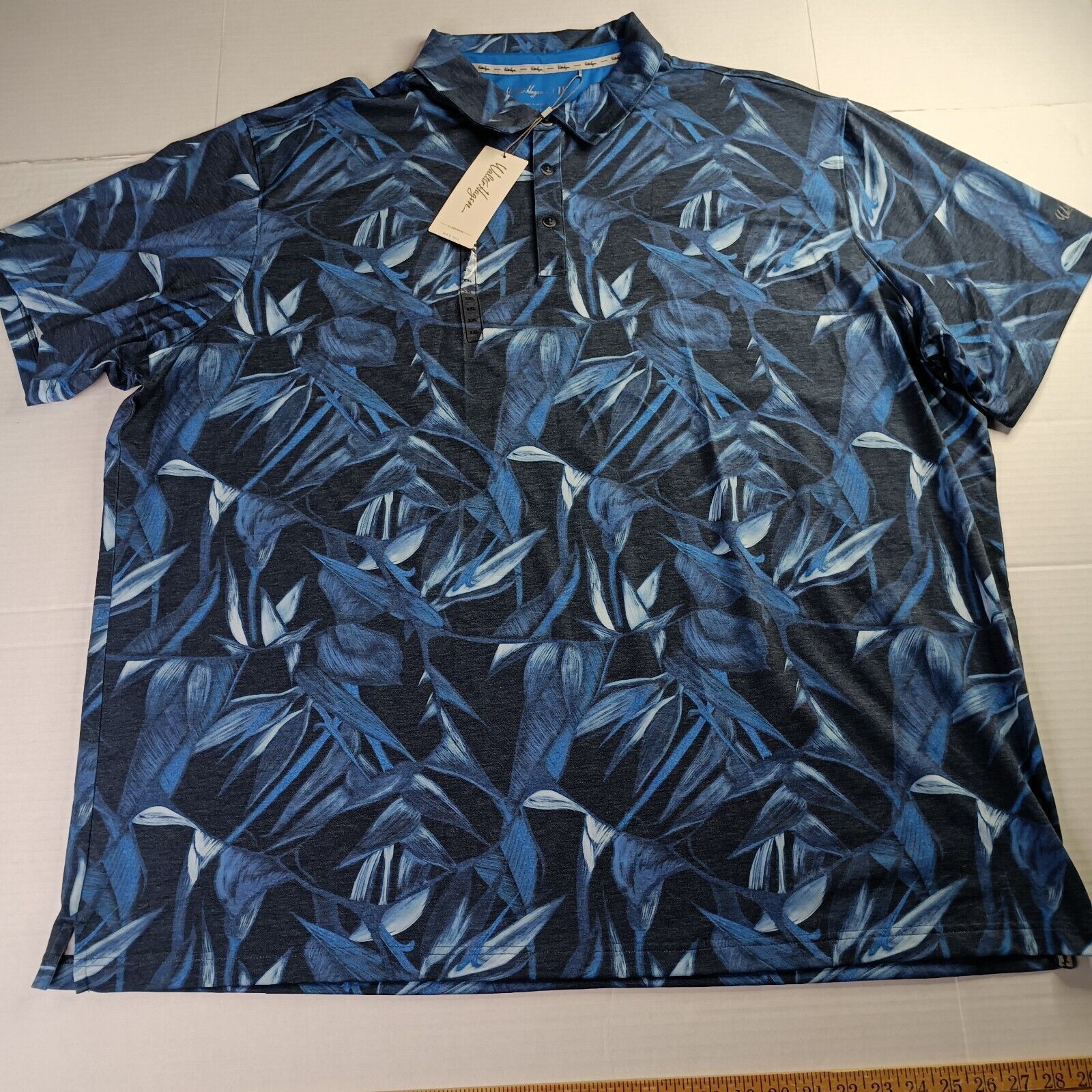 Other Walter Hagen Airbrush Print Golf Polo Shirt Men's 4XLT Blue Size US XXL / EU 58 / 5 - 1 Thumbnail
