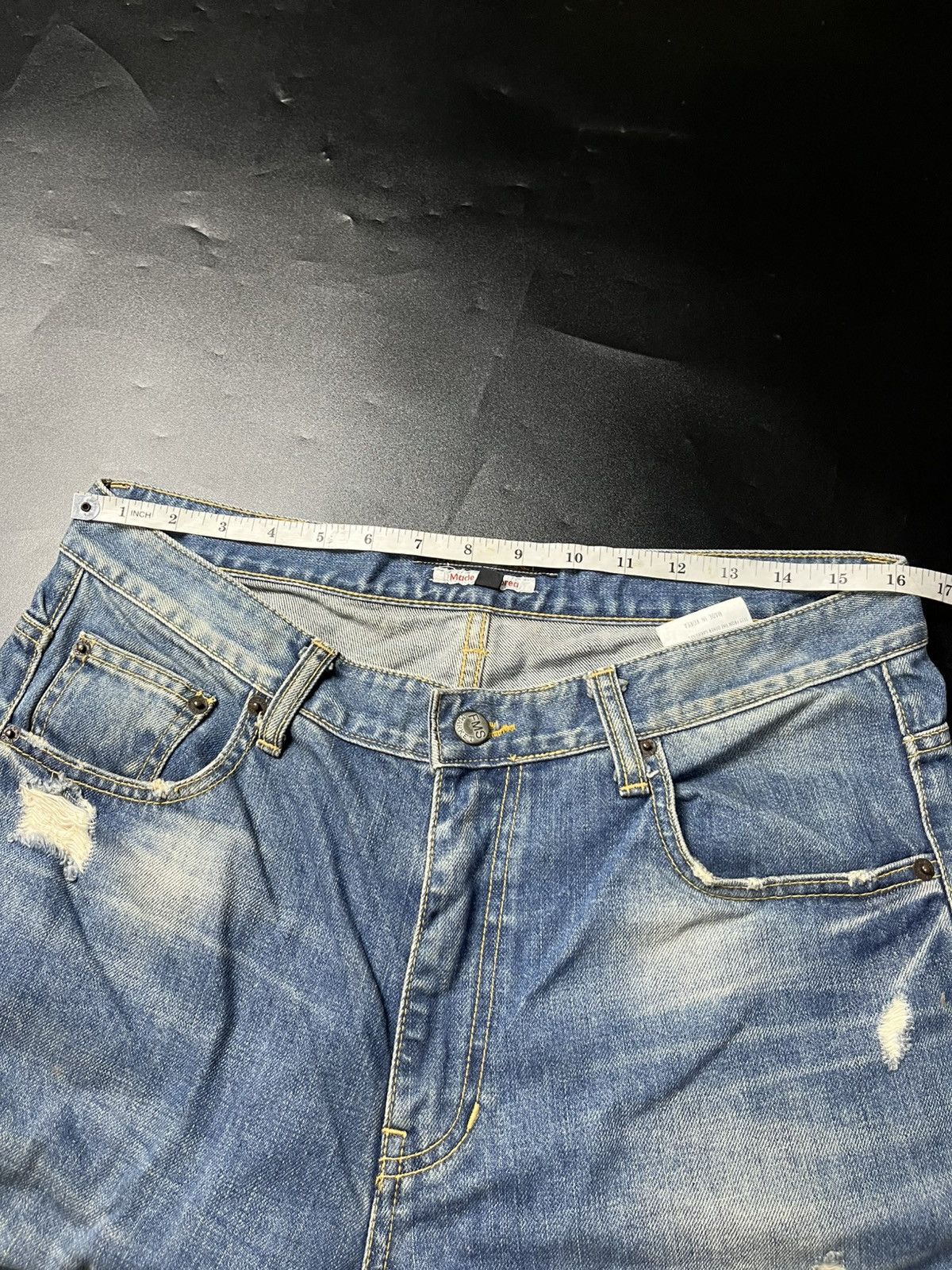Hysteric Glamour × If Six Was Nine × Japanese Brand Farmer’s market selvage Distressed jeans Size US 31 - 10 Thumbnail