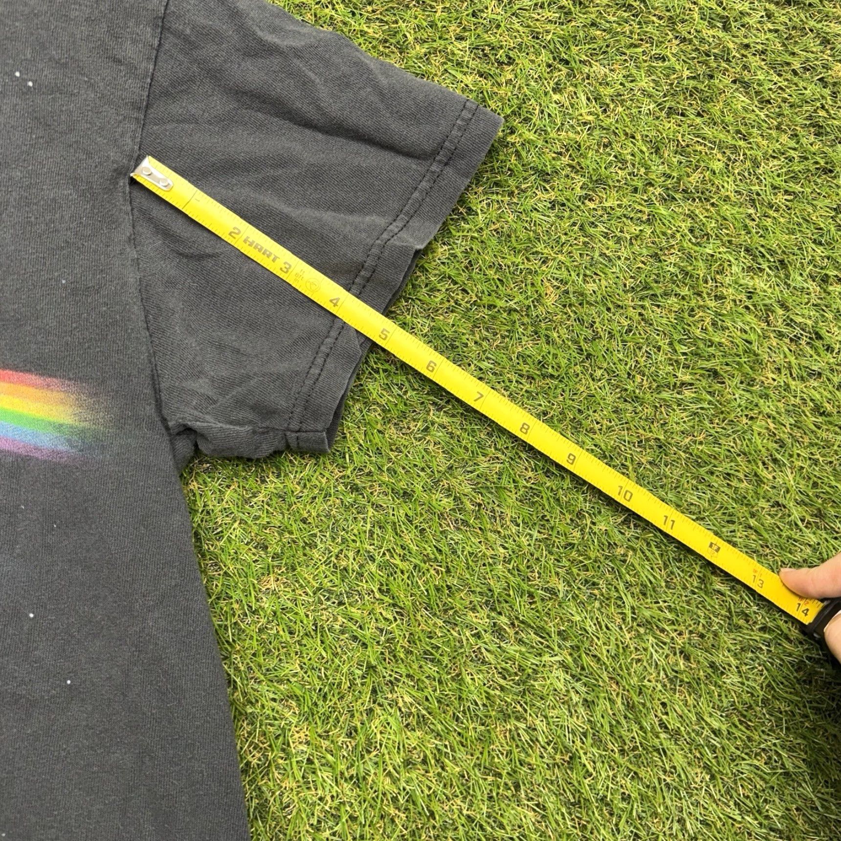 Delta VINTAGE Y2K Pink Floyd Shirt Mens Small Black Dark Side Of The Moon T Tee Rock Graphic Print Size US S / EU 44-46 / 1 - 6 Thumbnail