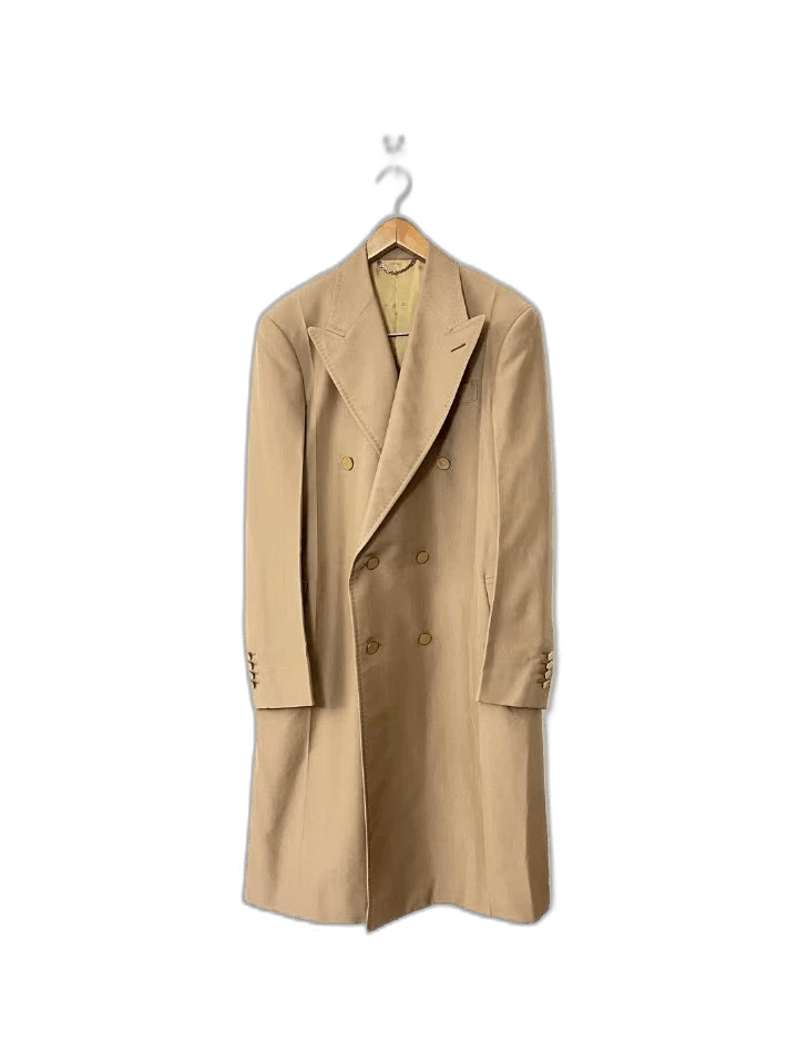 Louis Vuitton Louis Vuitton Beige Double-Breasted Coat Size US M / EU 48-50 / 2 - 1 Thumbnail
