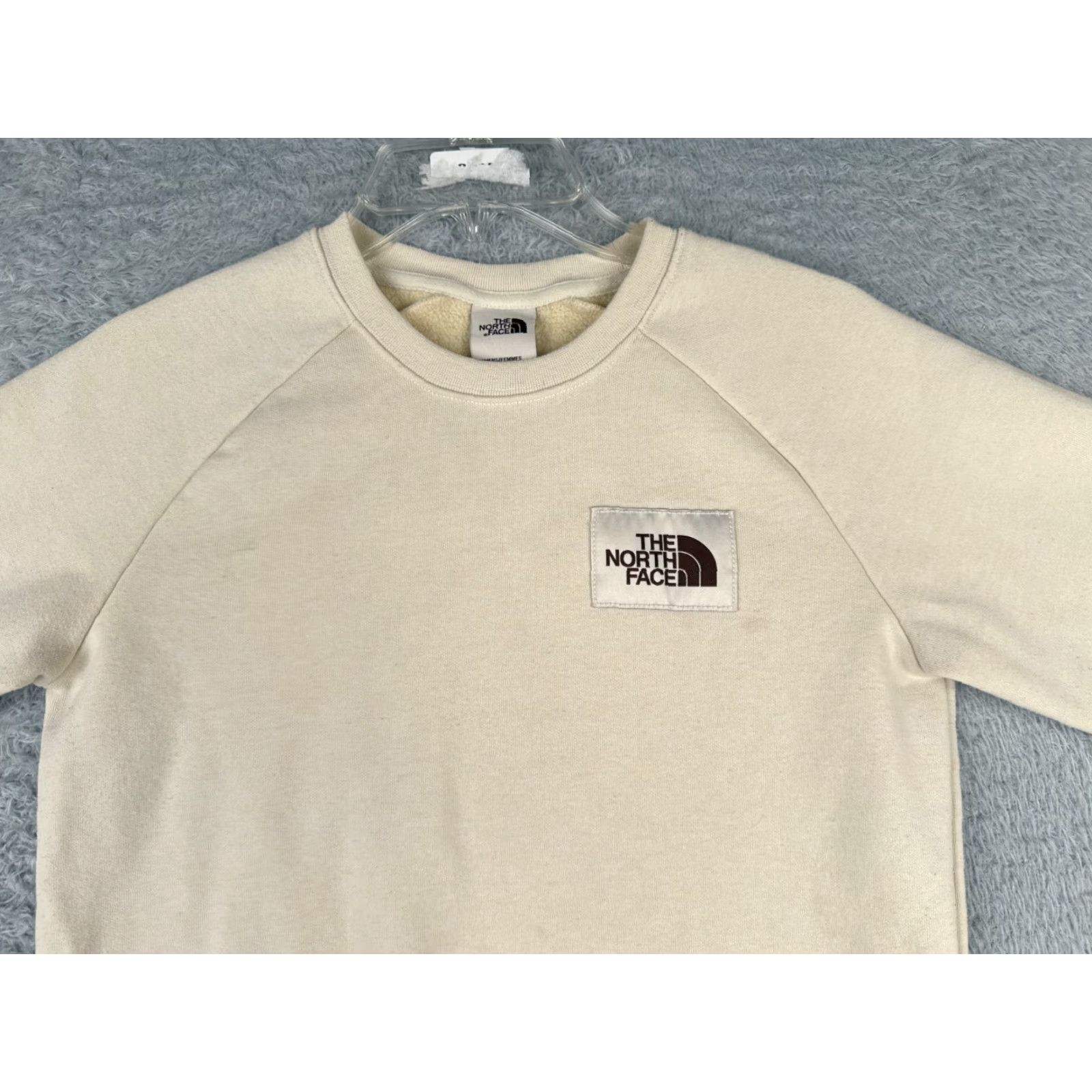 The North Face The North Face Sweatshirt Mens XS Ivory Crew Neck Polyester Jersey Fabric Size XS / US 0-2 / IT 36-38 - 4 Thumbnail