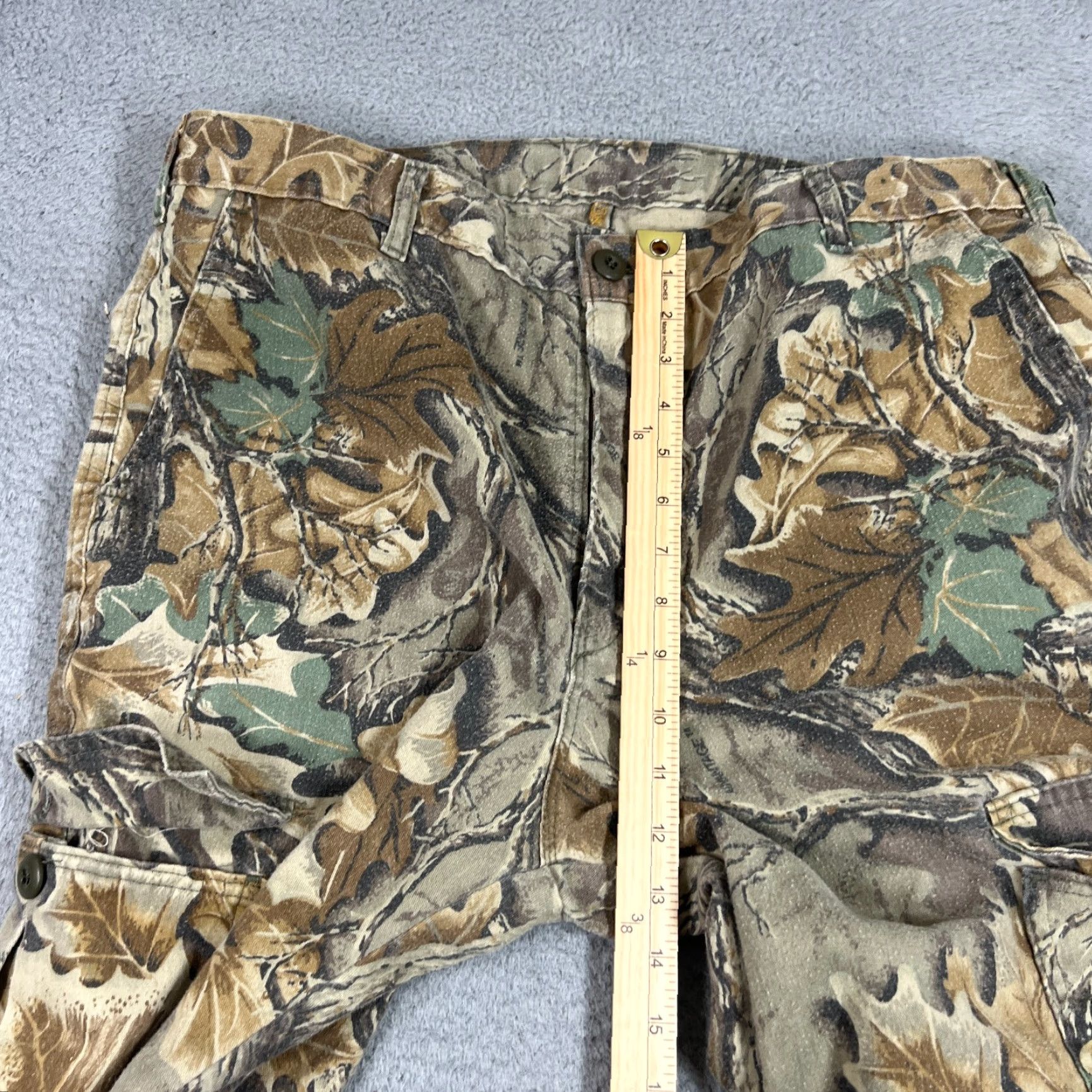 Vintage VINTAGE Ranger Men’s Cargo Pants Large Camouflage 90s USA Made Adjustable Waist Workwear Size US 33 - 4 Thumbnail