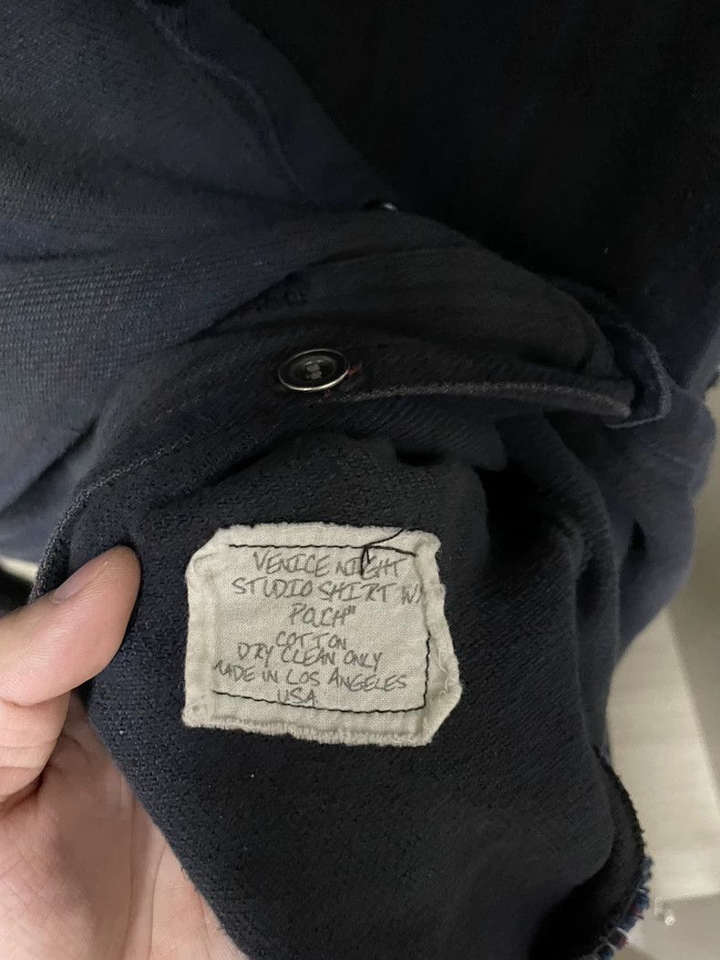 Greg Lauren greg lauren size 3 Deep blue patchwork shirt 2505-Nextarrow Size US L / EU 52-54 / 3 - 4 Thumbnail