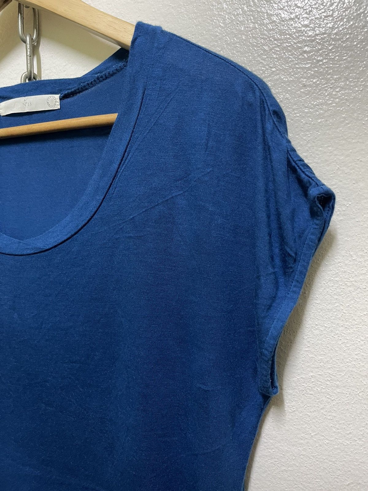 Japanese Brand N18 Yohaku Silk T Shirt Sleeveless Japan Size M / US 6-8 / IT 42-44 - 4 Thumbnail