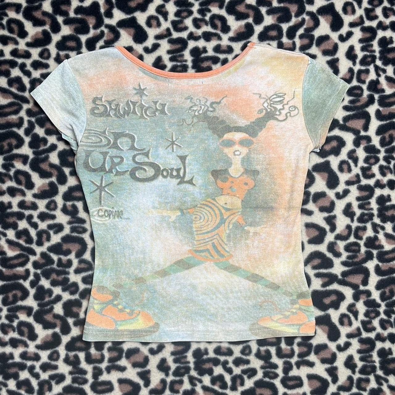 Cop Copine RARE “switch on ur soul” cop copine top Size M / US 6-8 / IT 42-44 - 2 Thumbnail