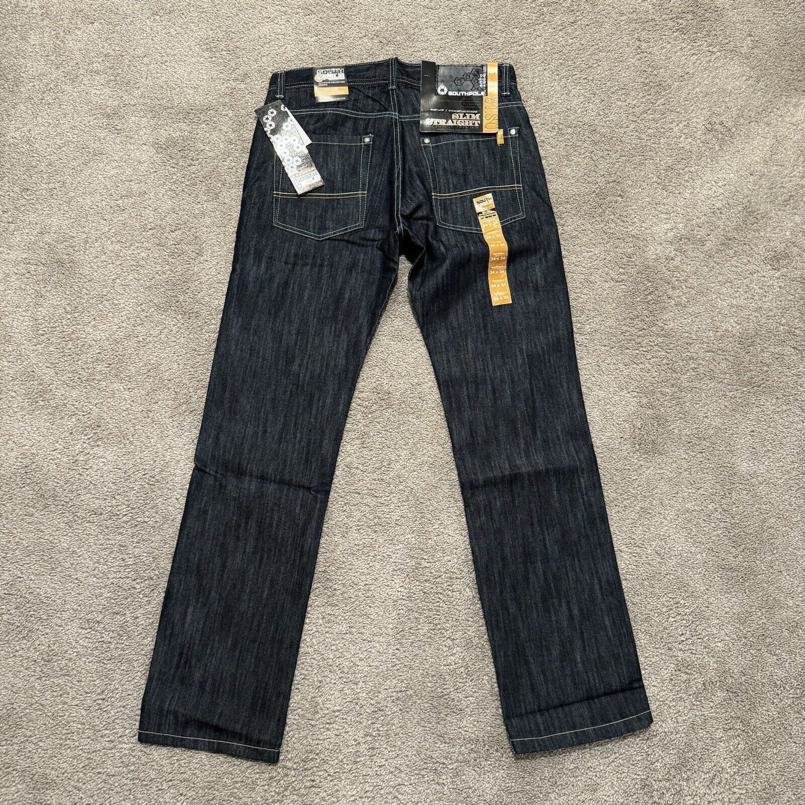 Southpole Baggy Vintage Y2K Southpole Denim Dark Wash Jeans Size 34 Size US 34 / EU 50 - 1 Thumbnail