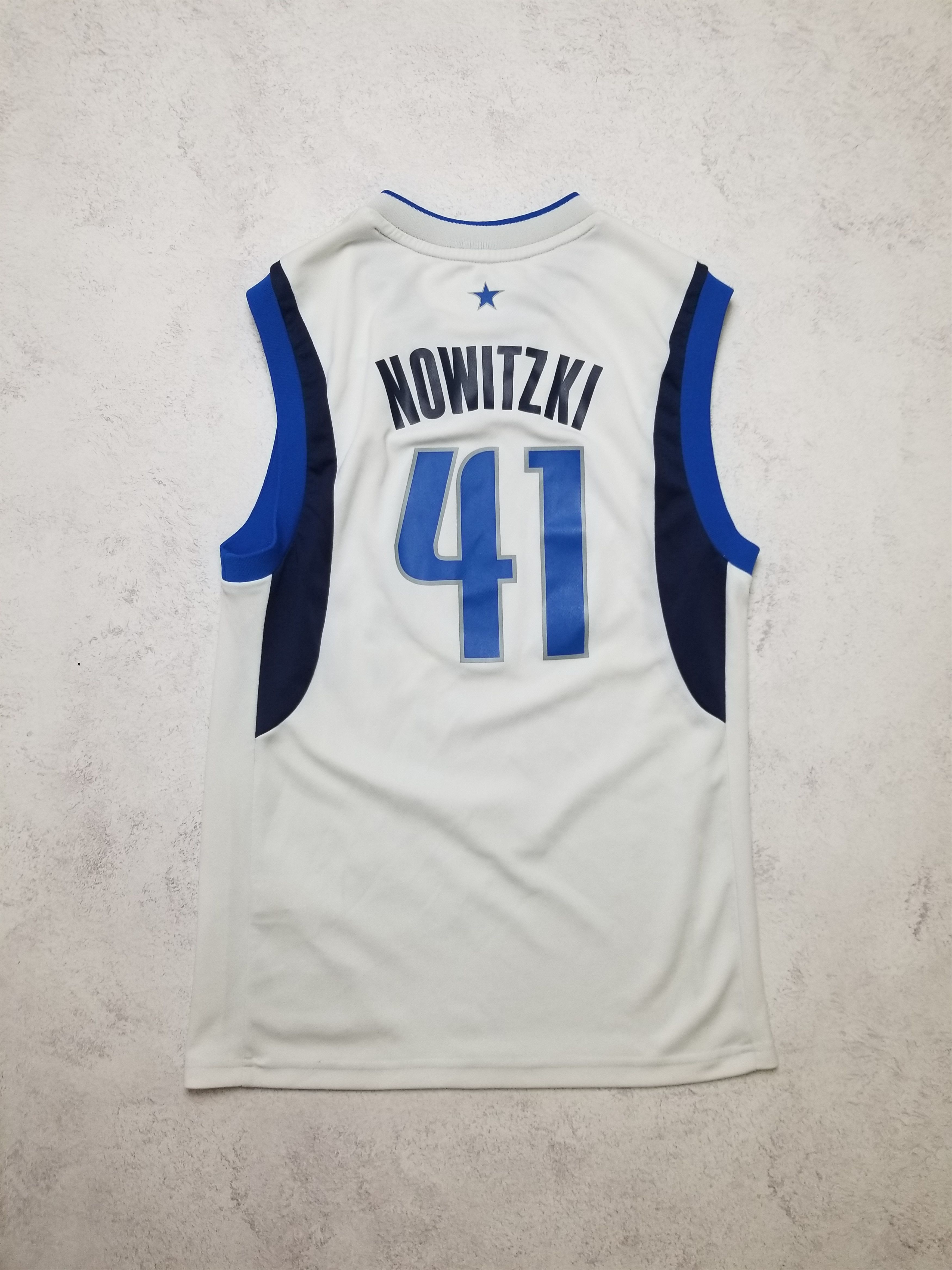 Adidas Dallas Mavericks #41 Dirk Nowitzki Adidas Jersey Size US XXS / EU 40 - 2 Thumbnail
