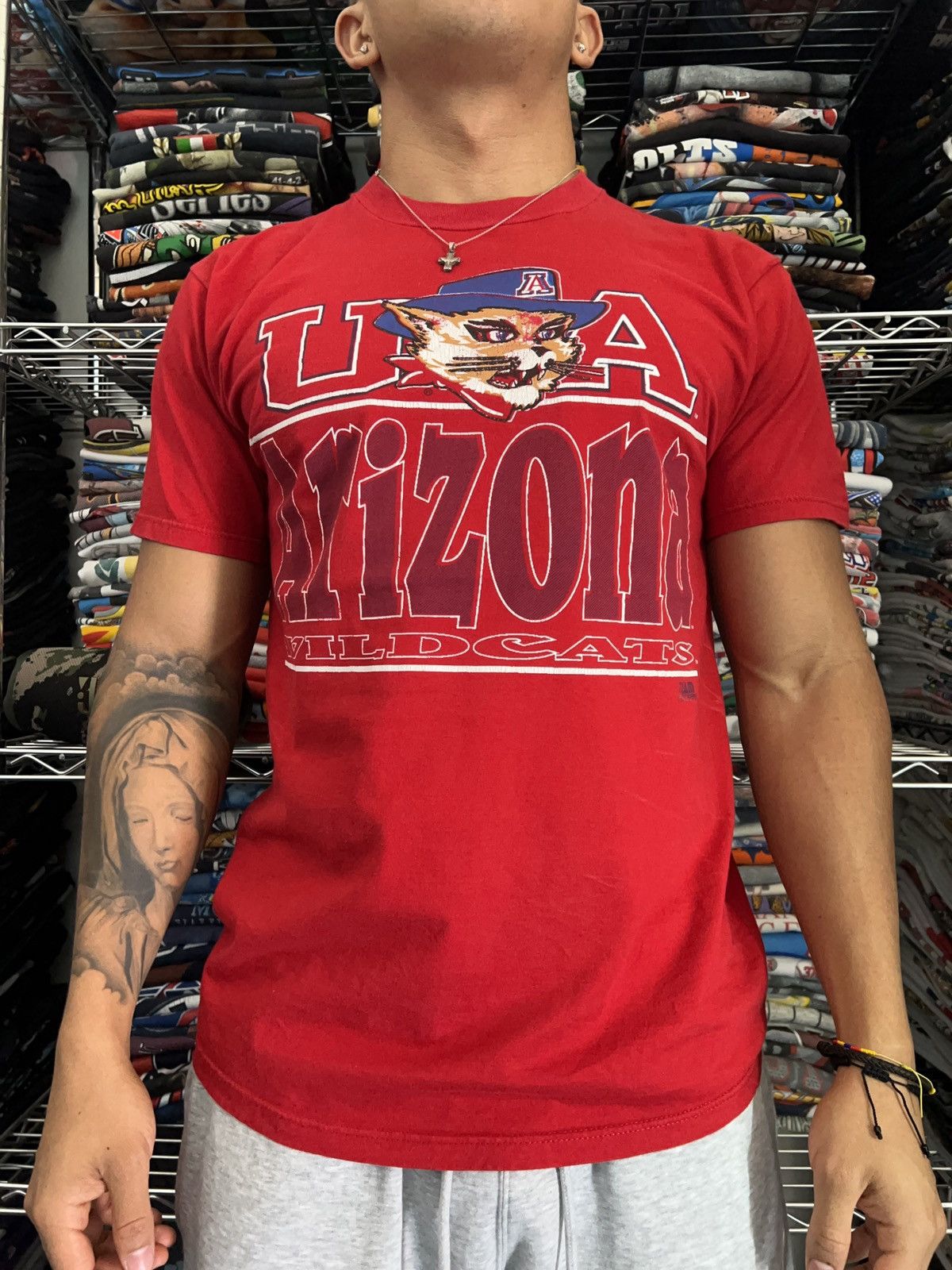 NCAA 90s Arizona Wildcats Collegiate Team Edition Apparel Tee Size US L / EU 52-54 / 3 - 2 Thumbnail