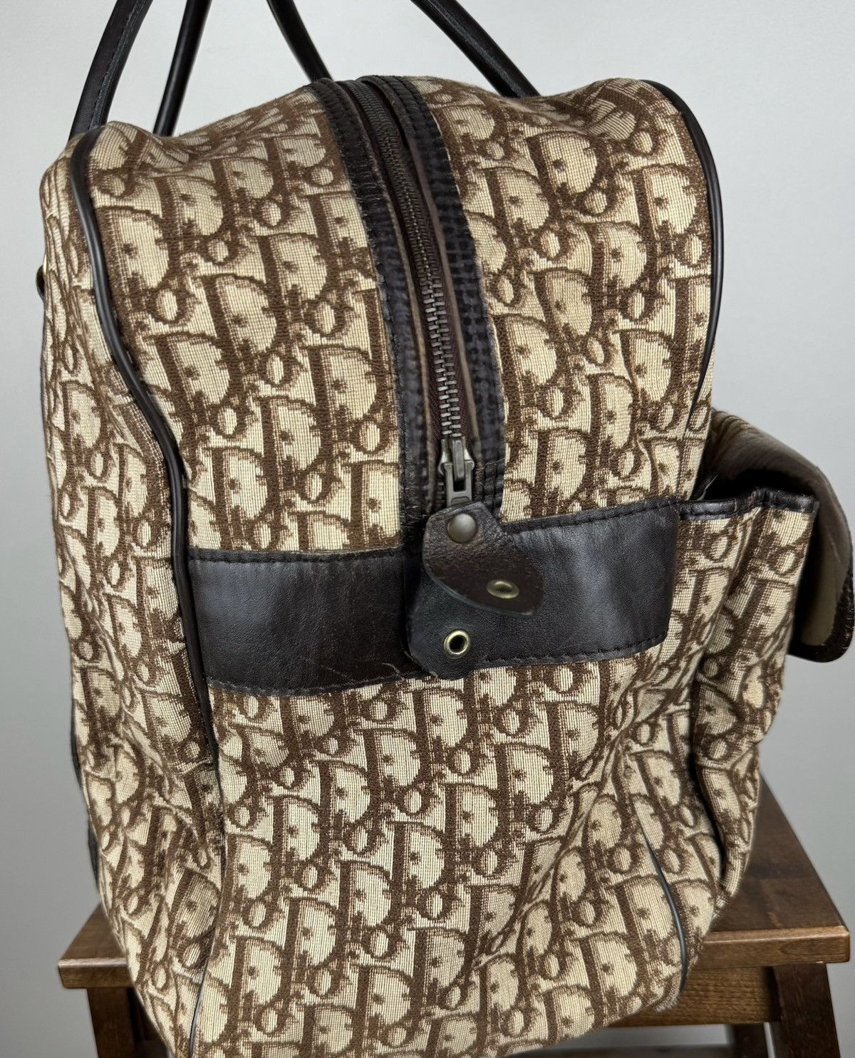 Christian Dior Monsieur × Dior Vintage Boston bag Christian Dior monogram original item Size ONE SIZE - 4 Thumbnail