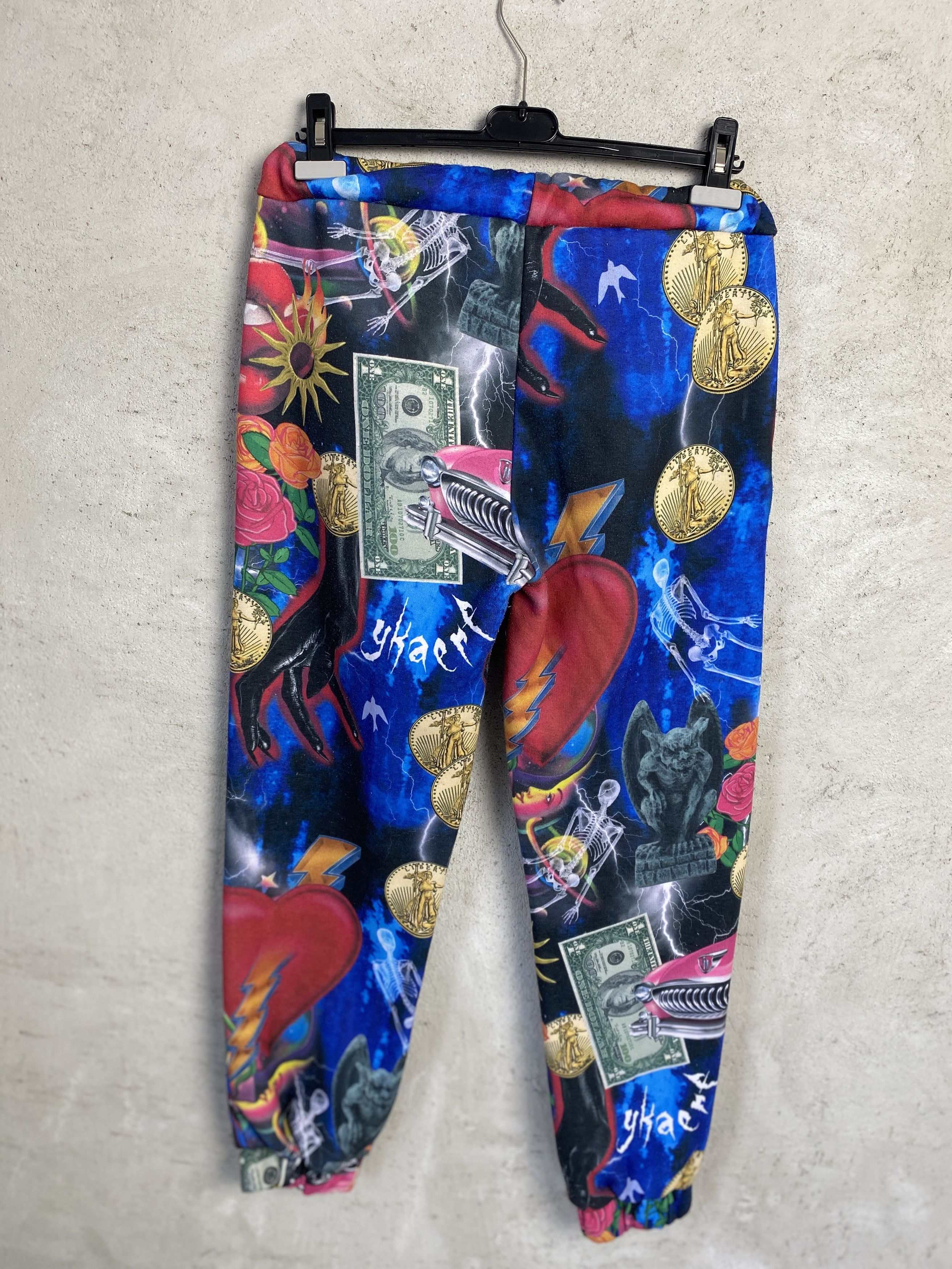 Jaded London Jaded London money printed multi color sweatpants joggers Size 27" / US 4 / IT 40 - 3 Thumbnail