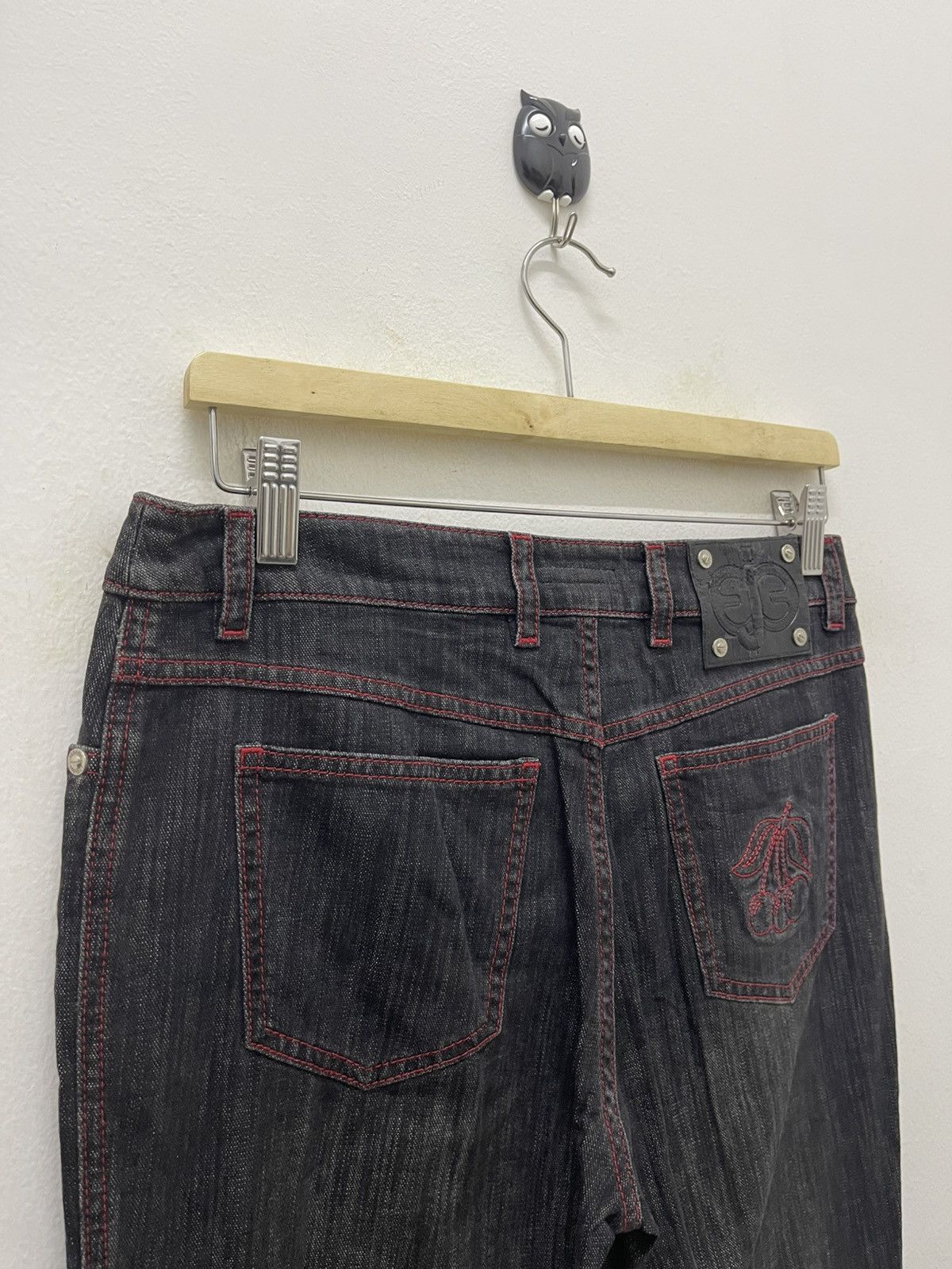 Escada Rare Vintage ESCADA Jeans Cherry Embroidered Flare Bootcut Size US 28 / EU 44 - 14 Thumbnail
