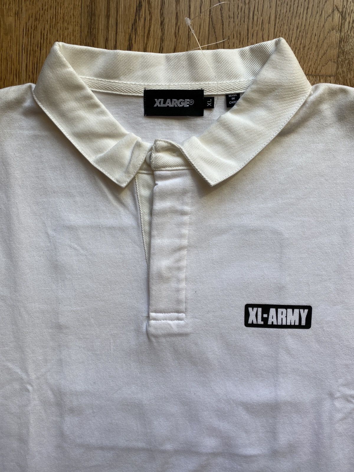 Japanese Brand × X-LARGE × Xlarge XLarge Long Sleeve Polo Tee Sz XL Size US XL / EU 56 / 4 - 4 Thumbnail
