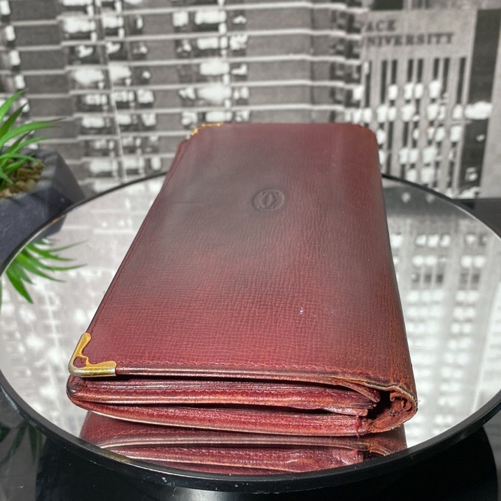 Cartier Authentic Cartier Leather Wallet Size ONE SIZE - 13 Thumbnail