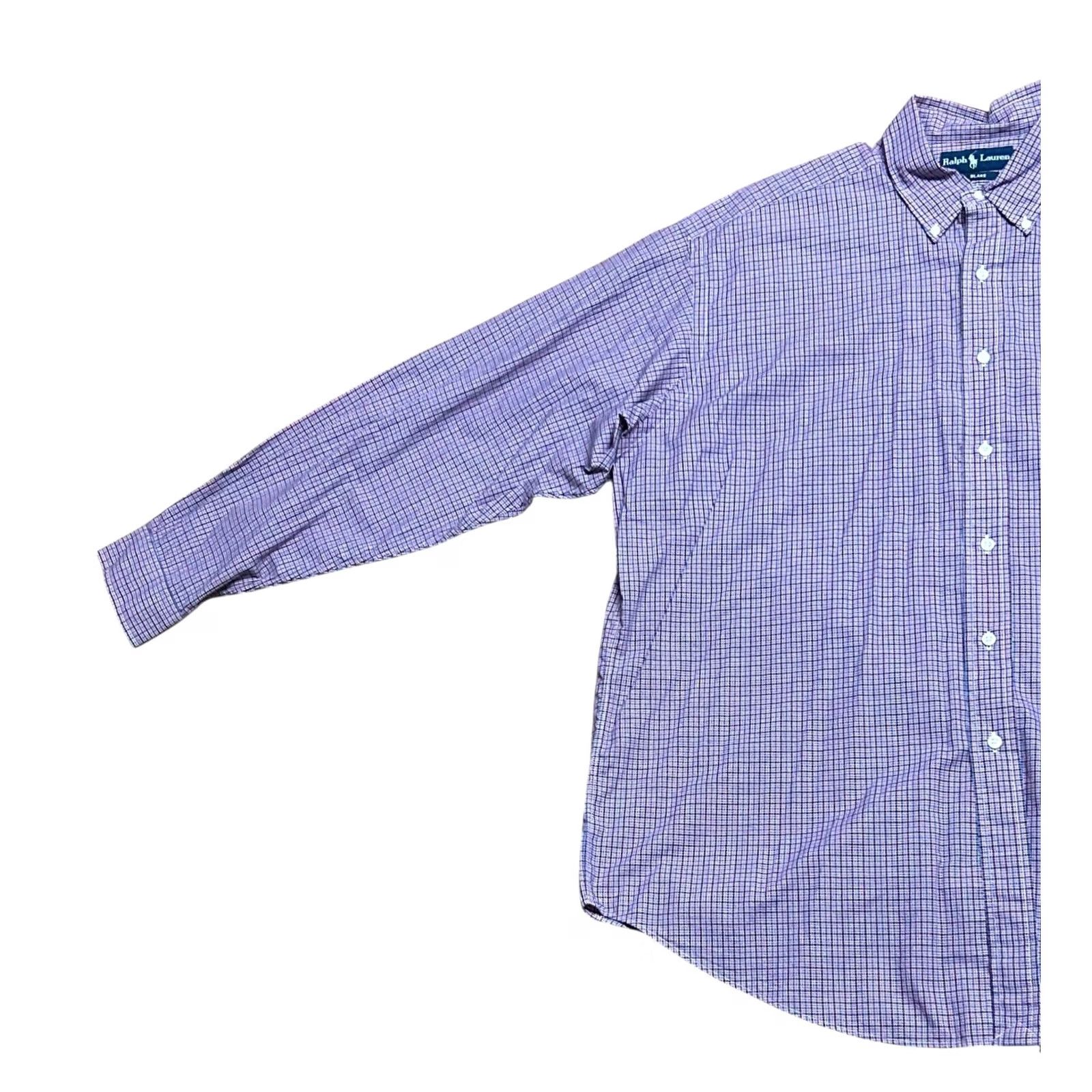 Ralph Lauren Ralph Lauren Blake Button-Down Shirt Men XL Blue & Red Plaid Long Sleeve Vintage Size US XL / EU 56 / 4 - 2 Thumbnail