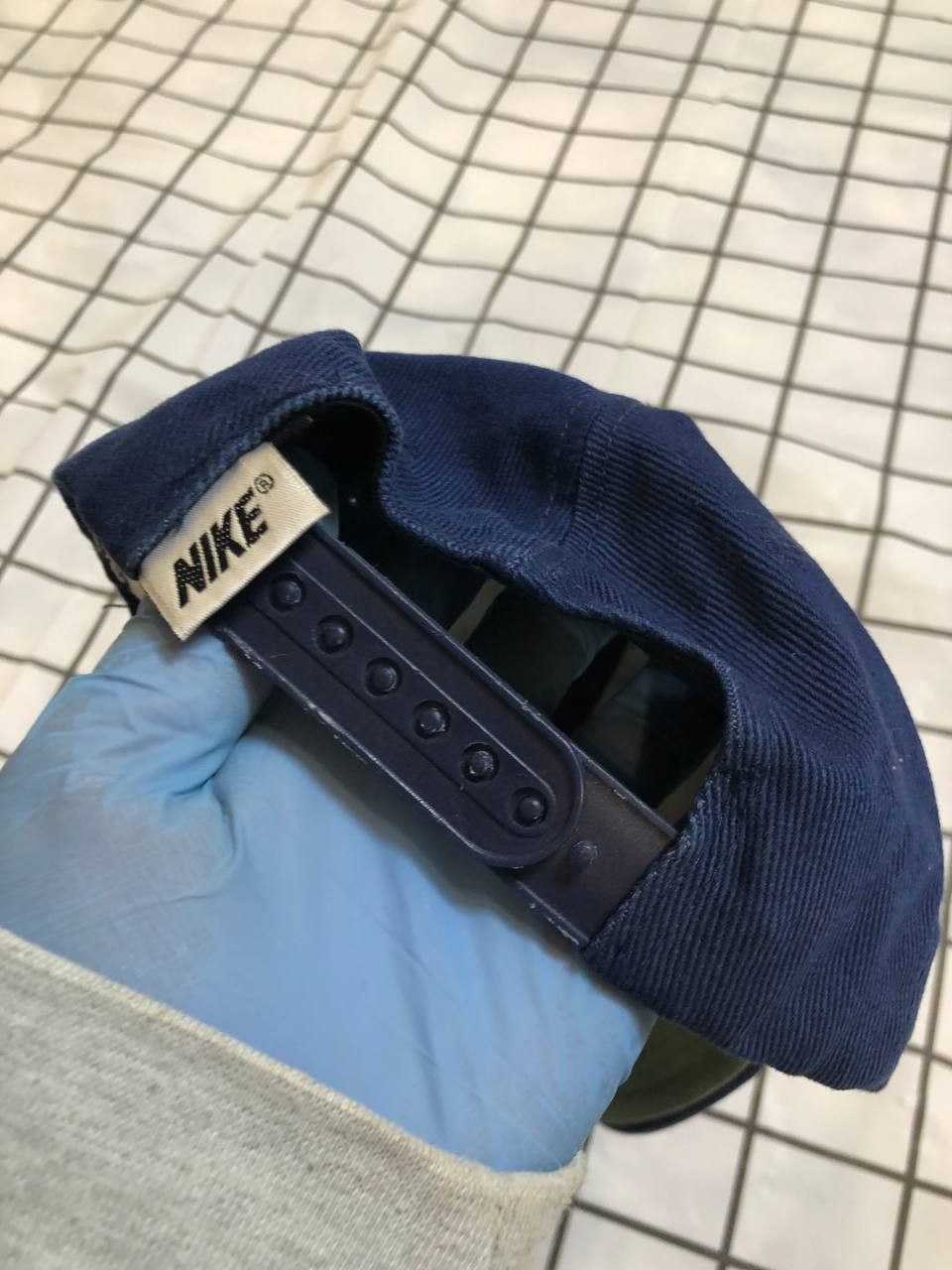 Nike Vintage Nike Sportswear Hat Cap Navy Blue Swoosh Logo Y2k Size ONE SIZE - 3 Thumbnail