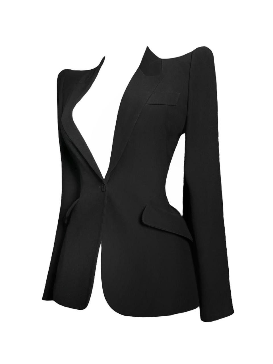 Alexander McQueen Alexander McQueen Black Tailored Blazer Size M / US 6-8 / IT 42-44 - 1 Thumbnail