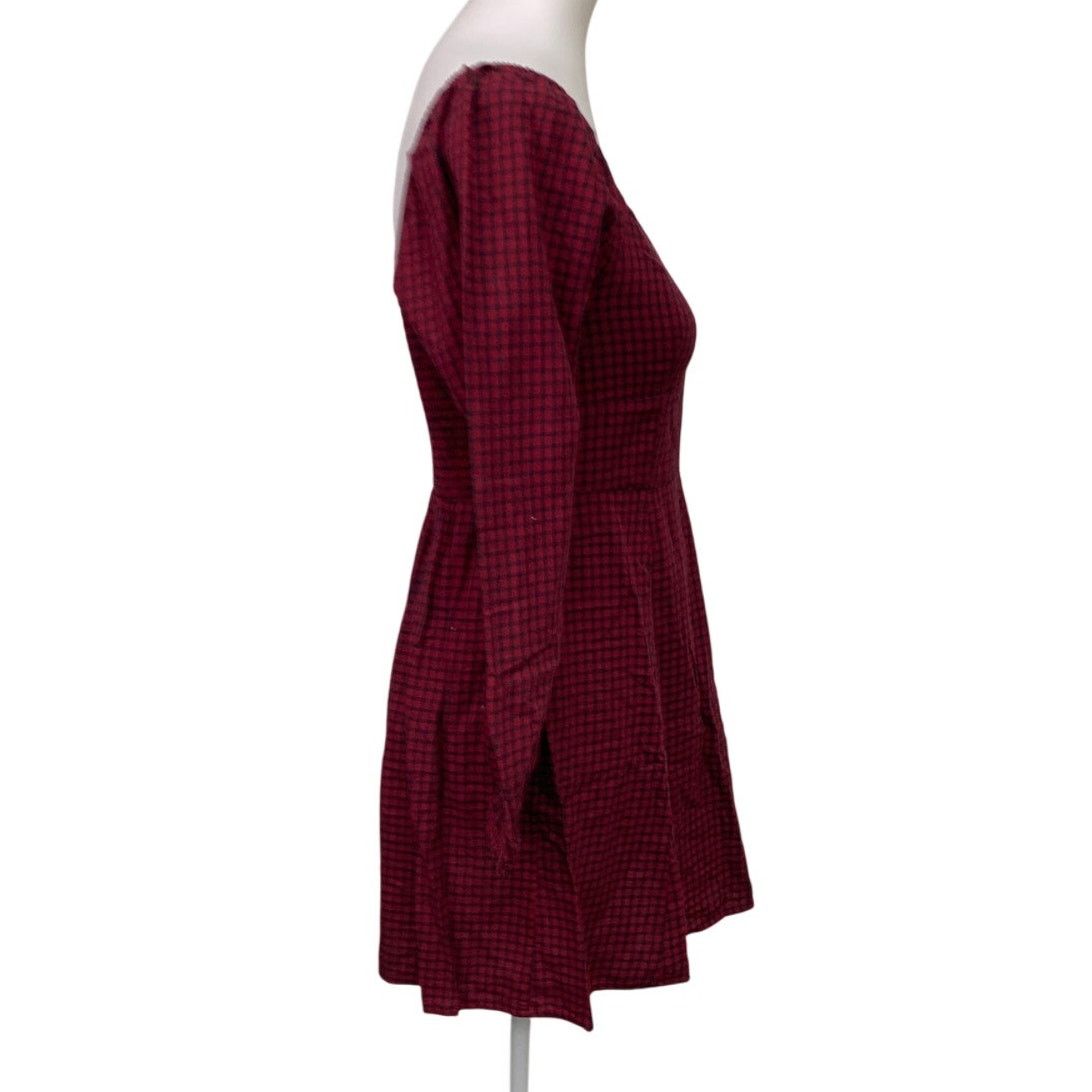 American Eagle Outfitters New American Eagle Womens Small Cotton Long Sleeve Dress Size S / US 4 / IT 40 - 3 Thumbnail