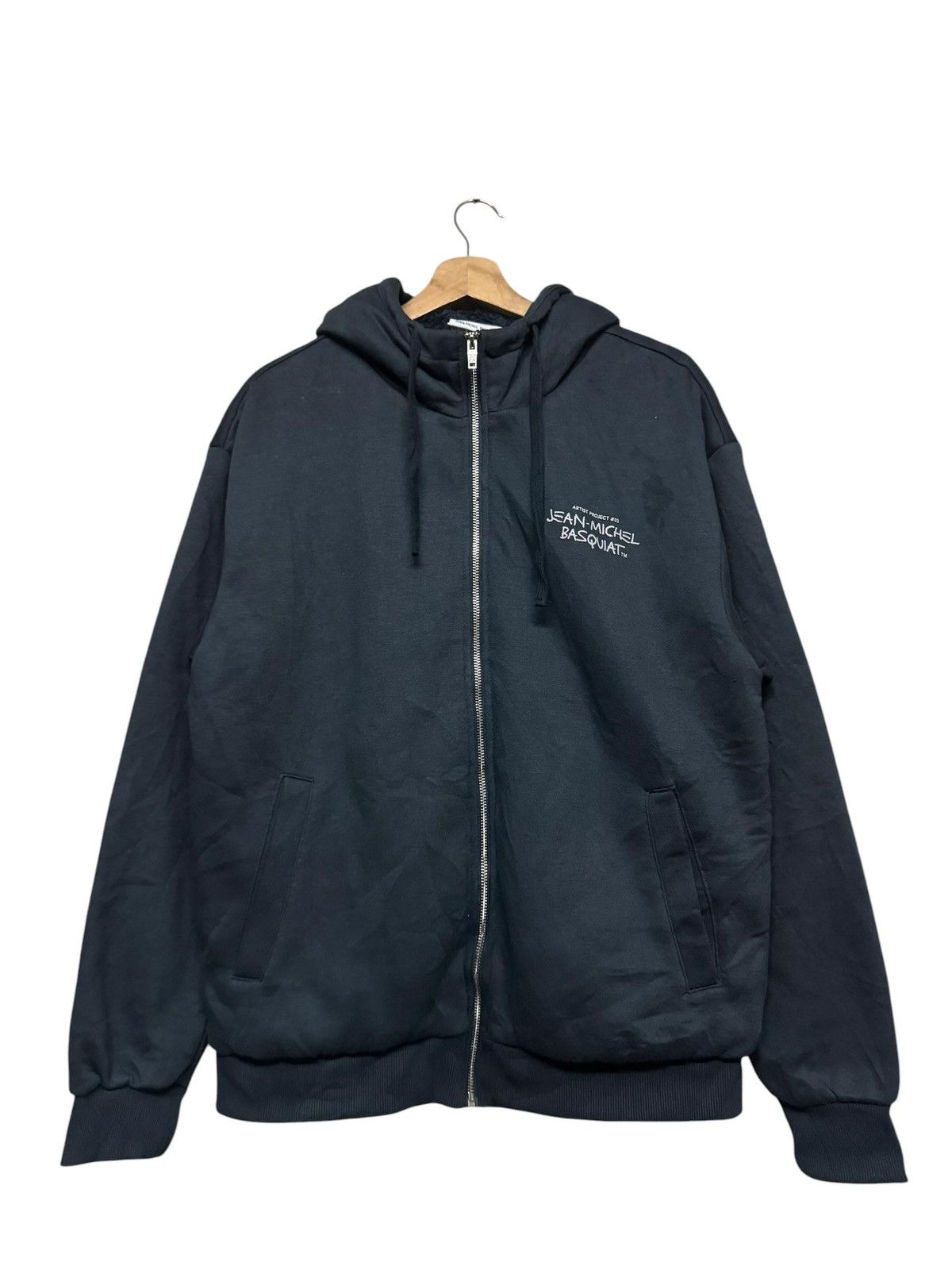Jean-Michel Basquiat Jean-Michel Basquait Zipper Hoodies Sherpa Inner Jacket Size US L / EU 52-54 / 3 - 3 Thumbnail
