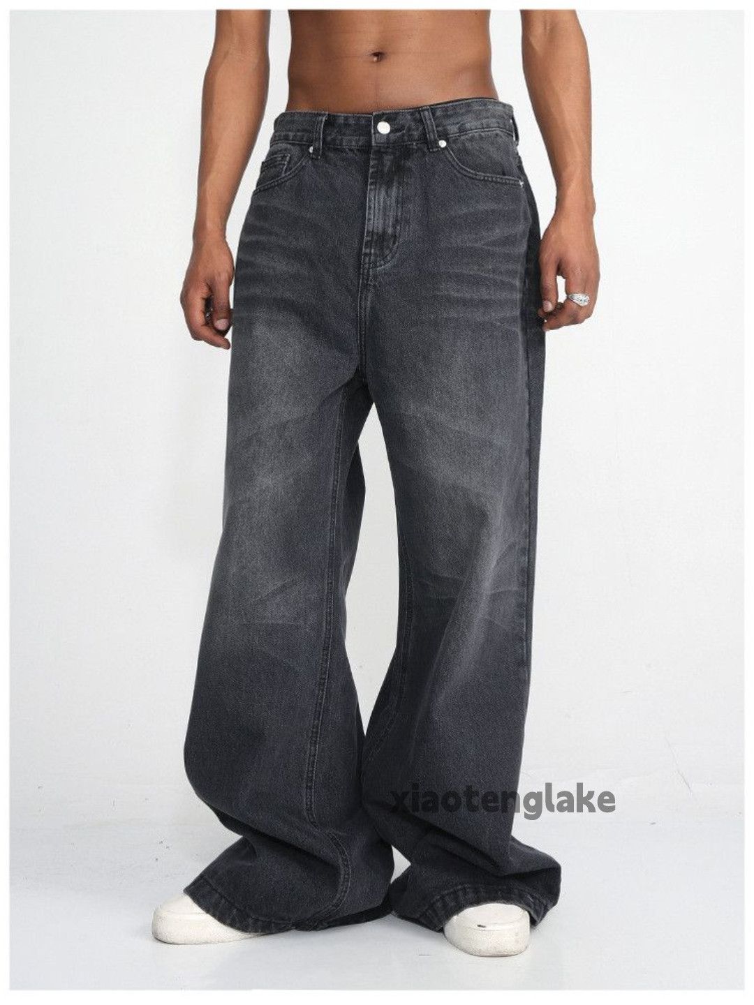 Jean × Vintage washed faded cleanfit yuppie bootcut flared y2k jeans Size US 32 / EU 48 - 1 Thumbnail