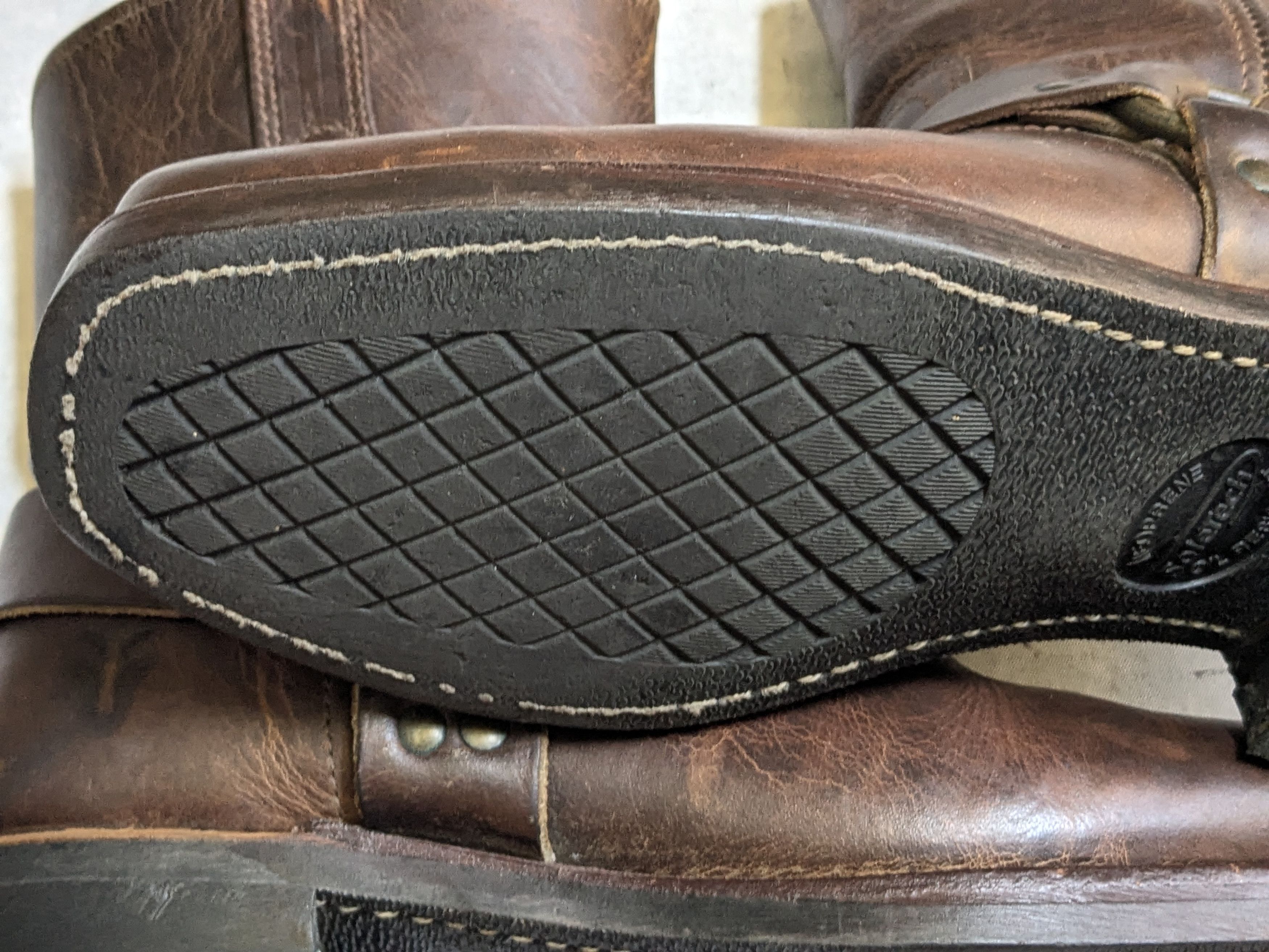 Frye Frye Harness Brown 9 M Leather Strap Buckle Size US 9 / EU 42 - 16 Thumbnail