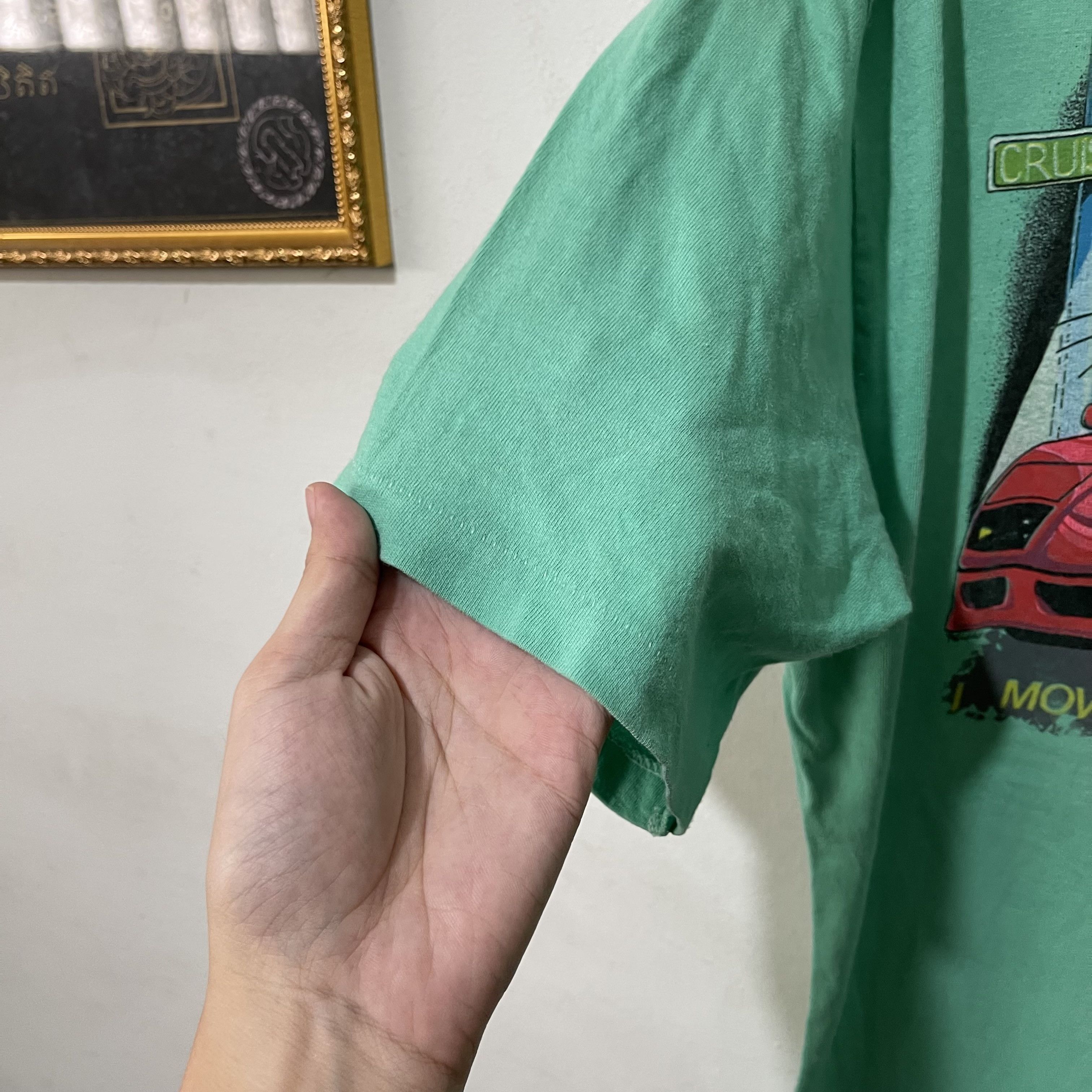 Vintage Vintage 90s Cartoon Cat Supercar T-Shirt Size US L / EU 52-54 / 3 - 4 Thumbnail