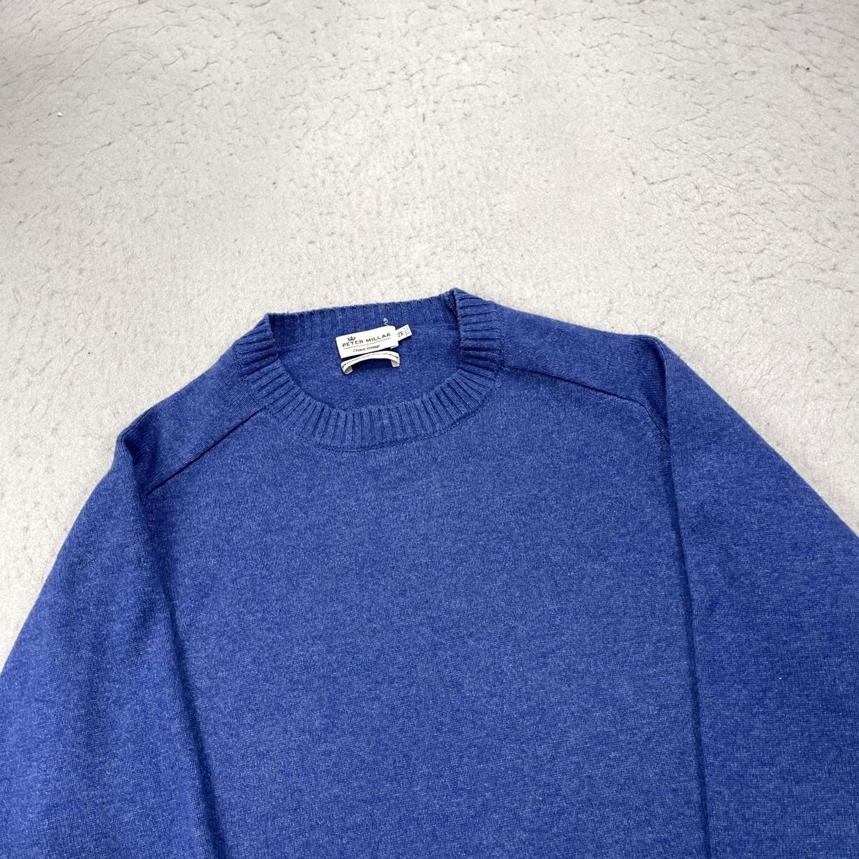 Peter Millar Peter Millar Sweater Mens 2XL Blue Crown Vintage Merino Wool Knit Golf Crew Shirt Size US XXL / EU 58 / 5 - 3 Thumbnail