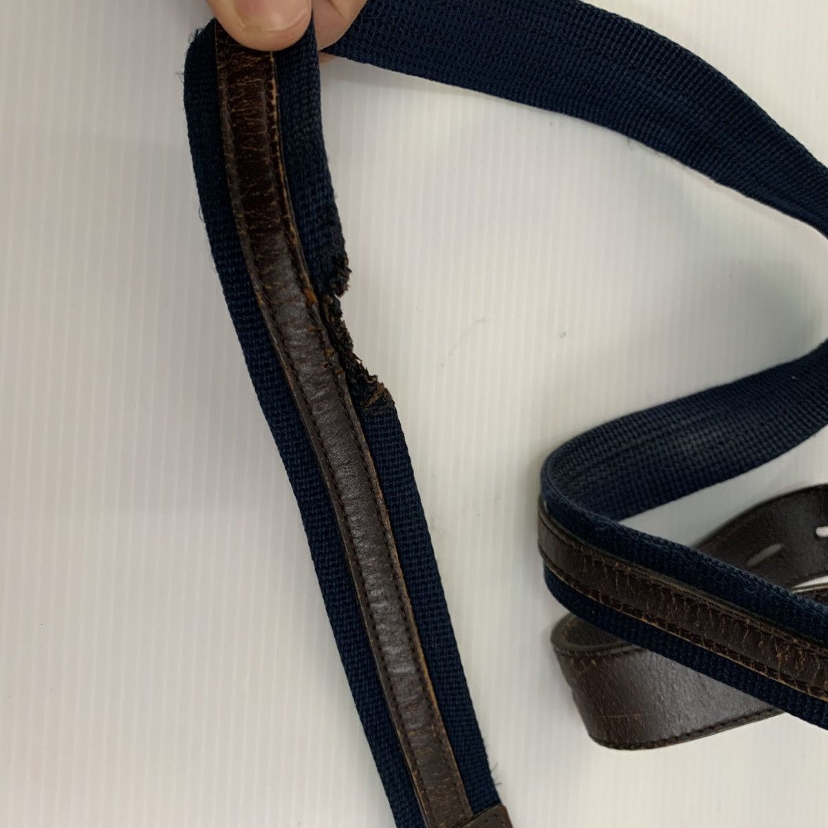 Gucci Gucci Canvas Leather Belts Size 40 - 3 Thumbnail