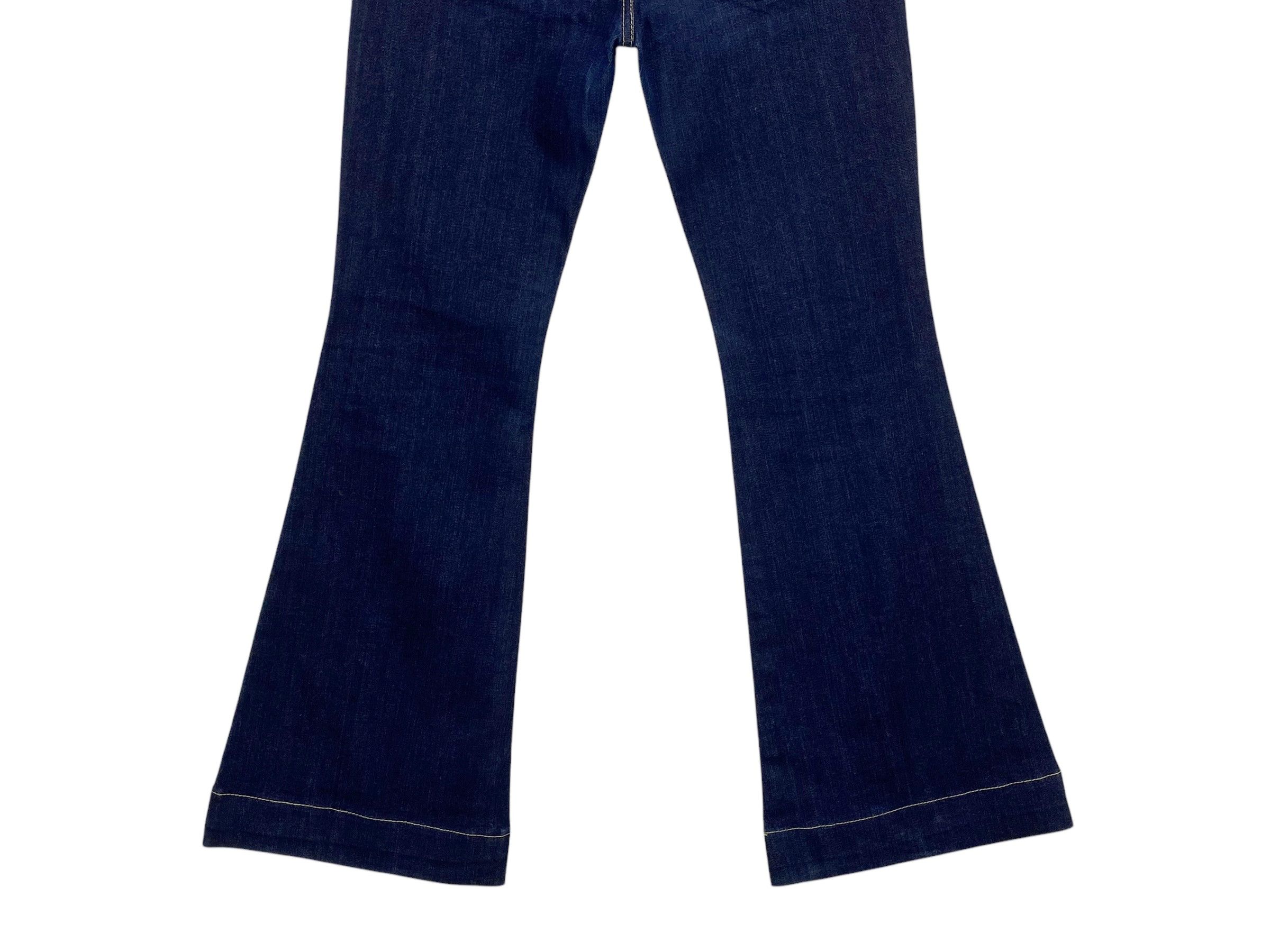Japanese Brand × MOUSSY Moussy Japan Low Rise Loose Wide Leg Jeans Size 26" / US 2 / IT 38 - 6 Thumbnail