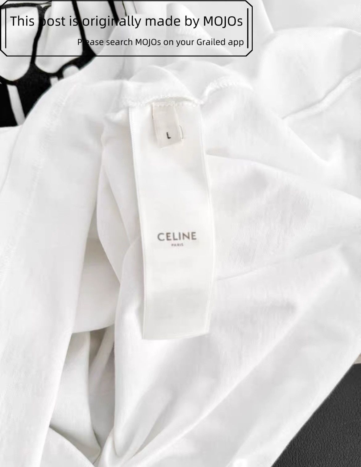 Celine Celine 21SS Teeth Logo Print Tee Size US L / EU 52-54 / 3 - 3 Thumbnail