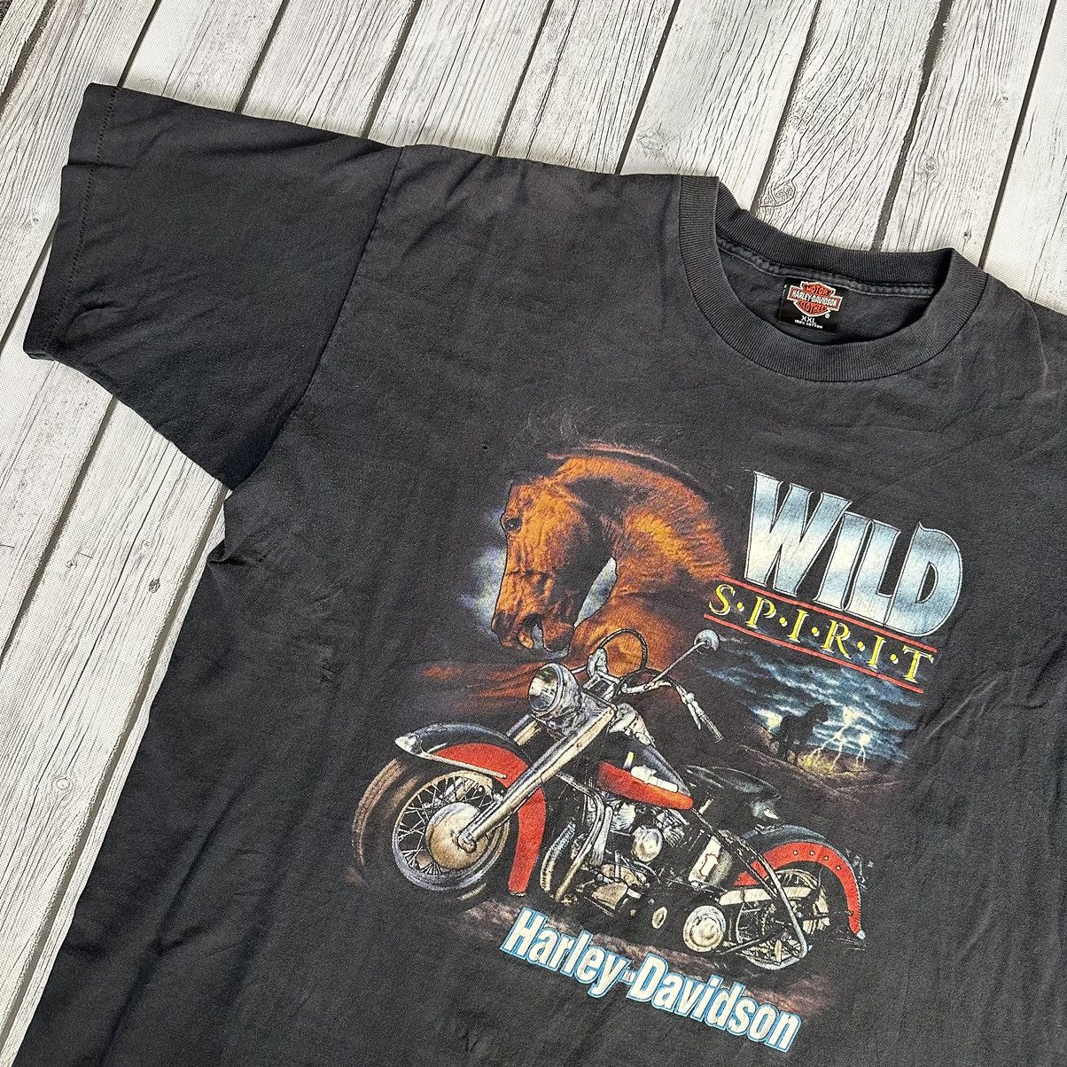 Harley Davidson × Vintage Vintage Harley Davidson tee Size US XXL / EU 58 / 5 - 3 Thumbnail