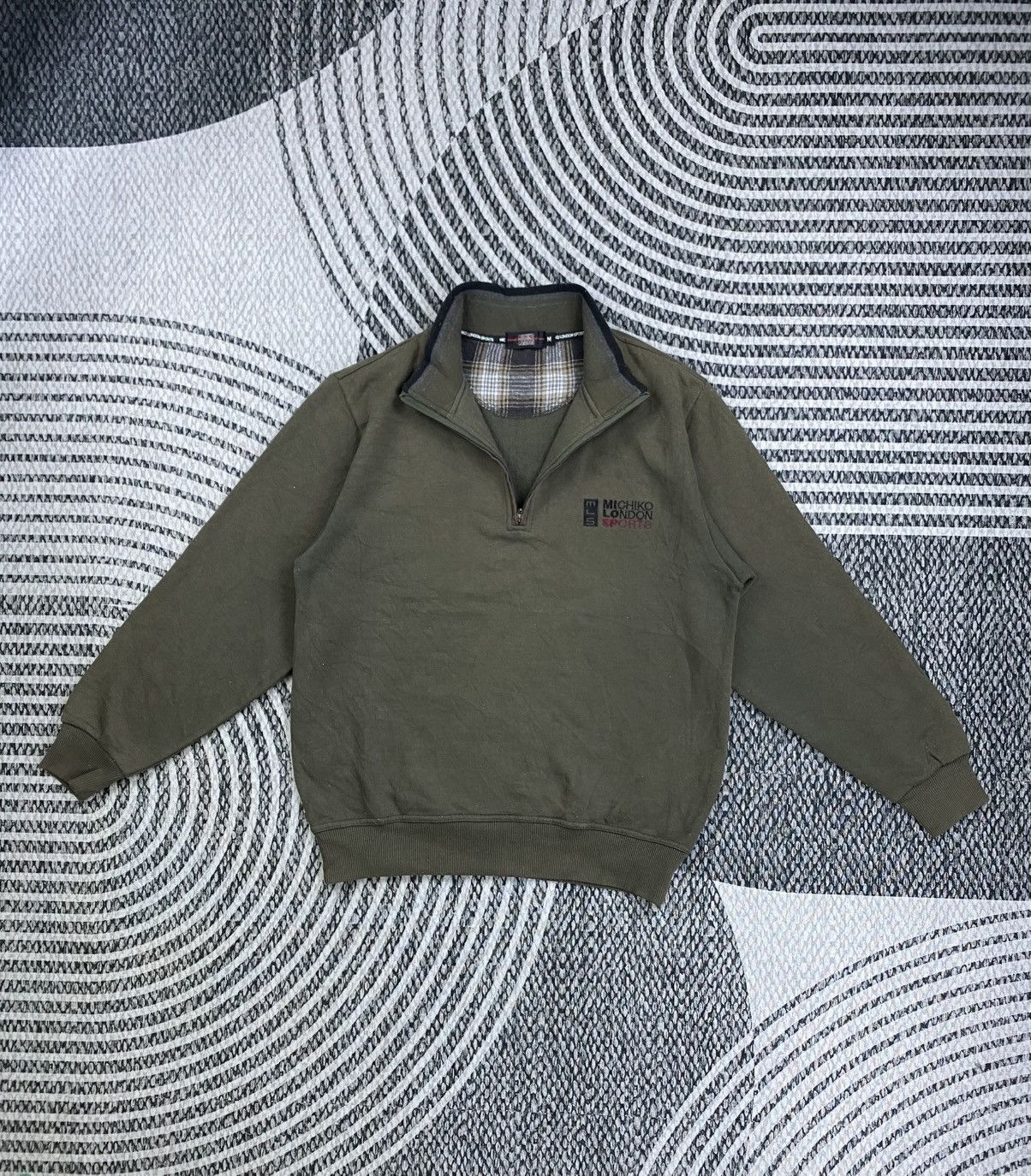 Michiko Koshino London Vintage Michiko Koshino London Half Zipper Sweatshirt Size US M / EU 48-50 / 2 - 5 Thumbnail