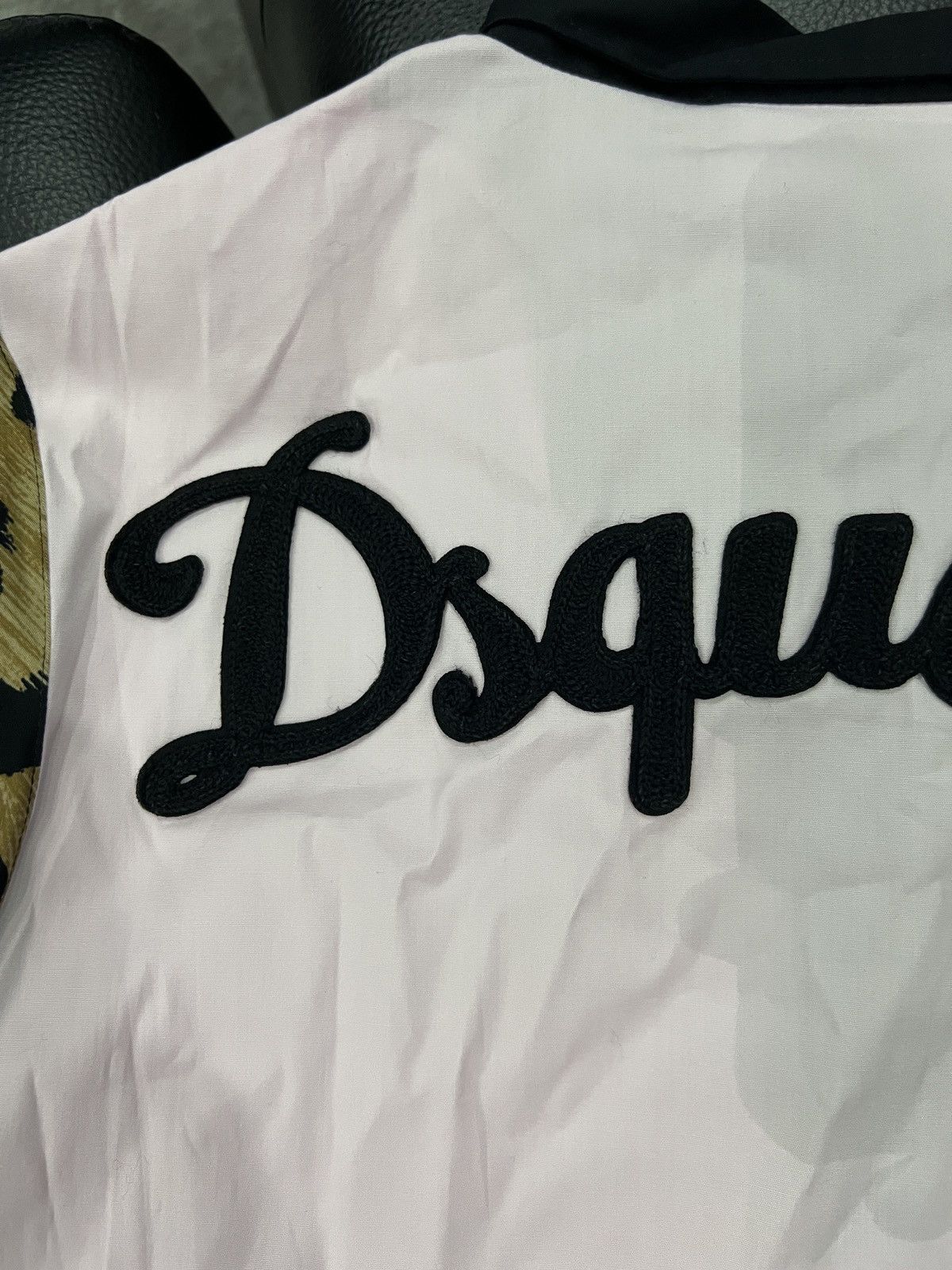 Dsquared2 Dsquared2 2018 Pink Leopard Panel Bowling Shirt Size US S / EU 44-46 / 1 - 8 Thumbnail