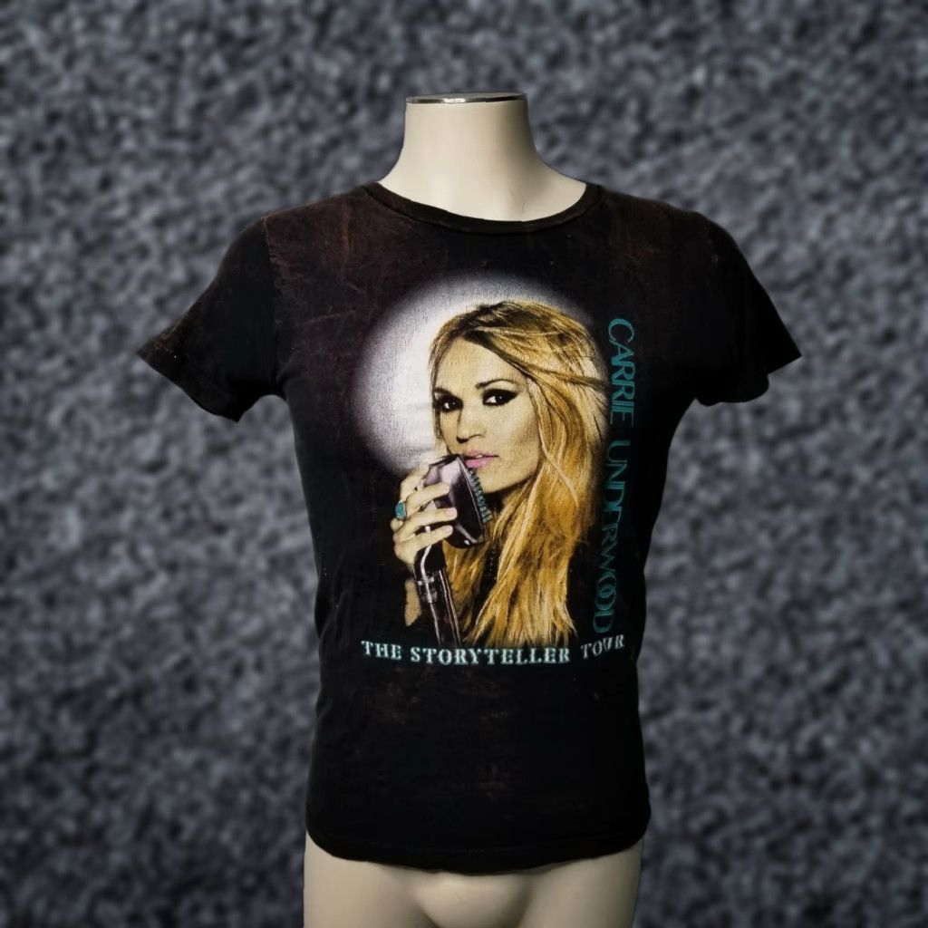 Doublet Womens XS Carrie Underwood Storyteller Tour 2016 Double Sided T Shirt Band Tee Size XS / US 0-2 / IT 36-38 - 1 Thumbnail