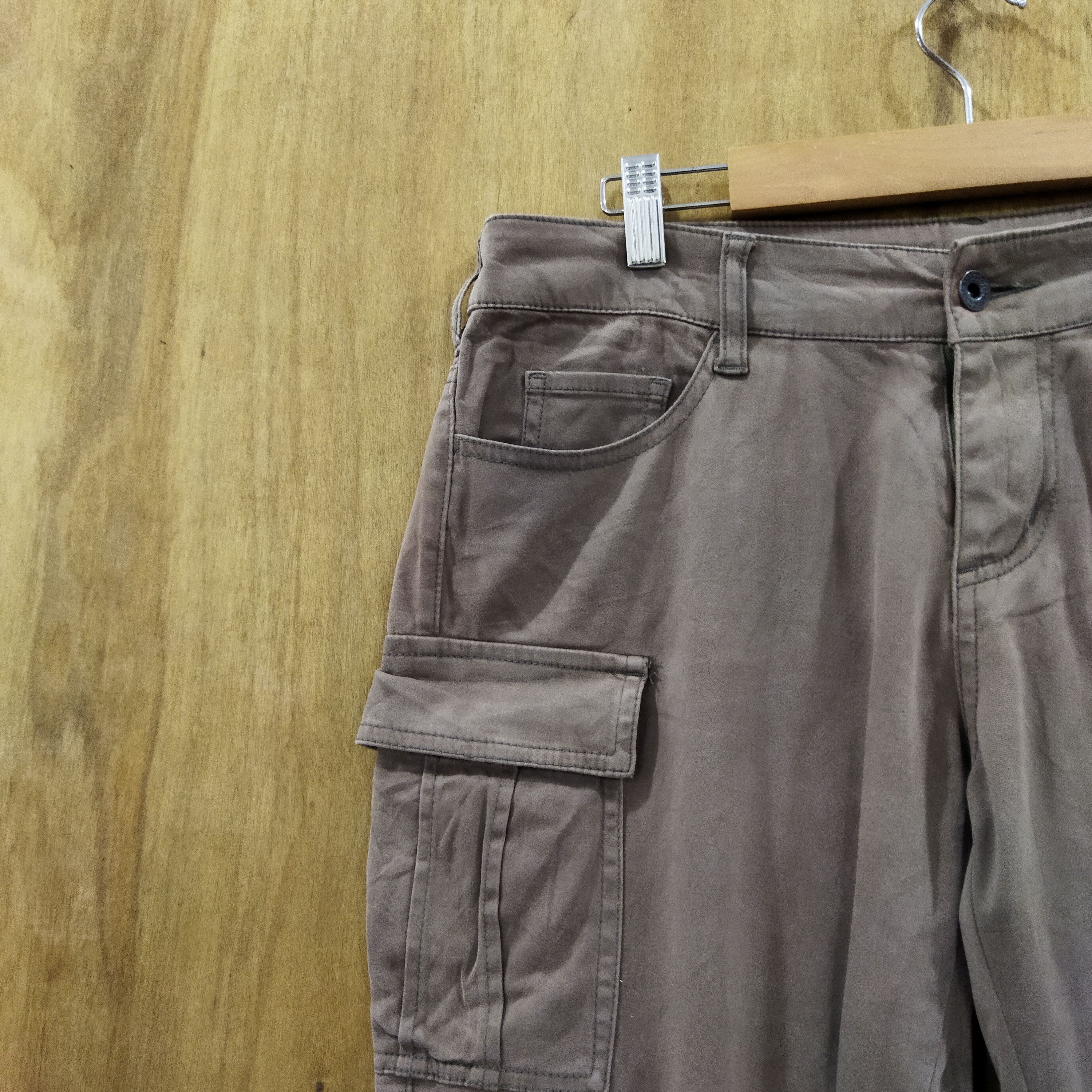 Japanese Brand NATURAL BEAUTY BROWN CARGO PANTS Size US 32 / EU 48 - 4 Thumbnail
