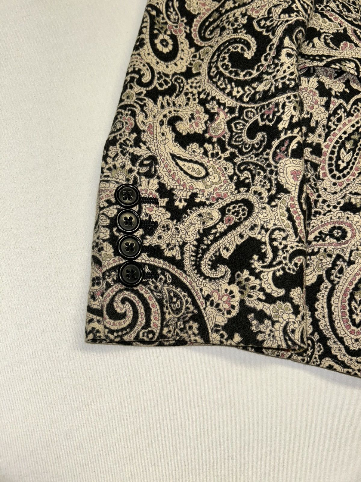 Saint Laurent Paris SS2015 1/1 sample Fractal Paisley Blazer Size 48L - 5 Thumbnail